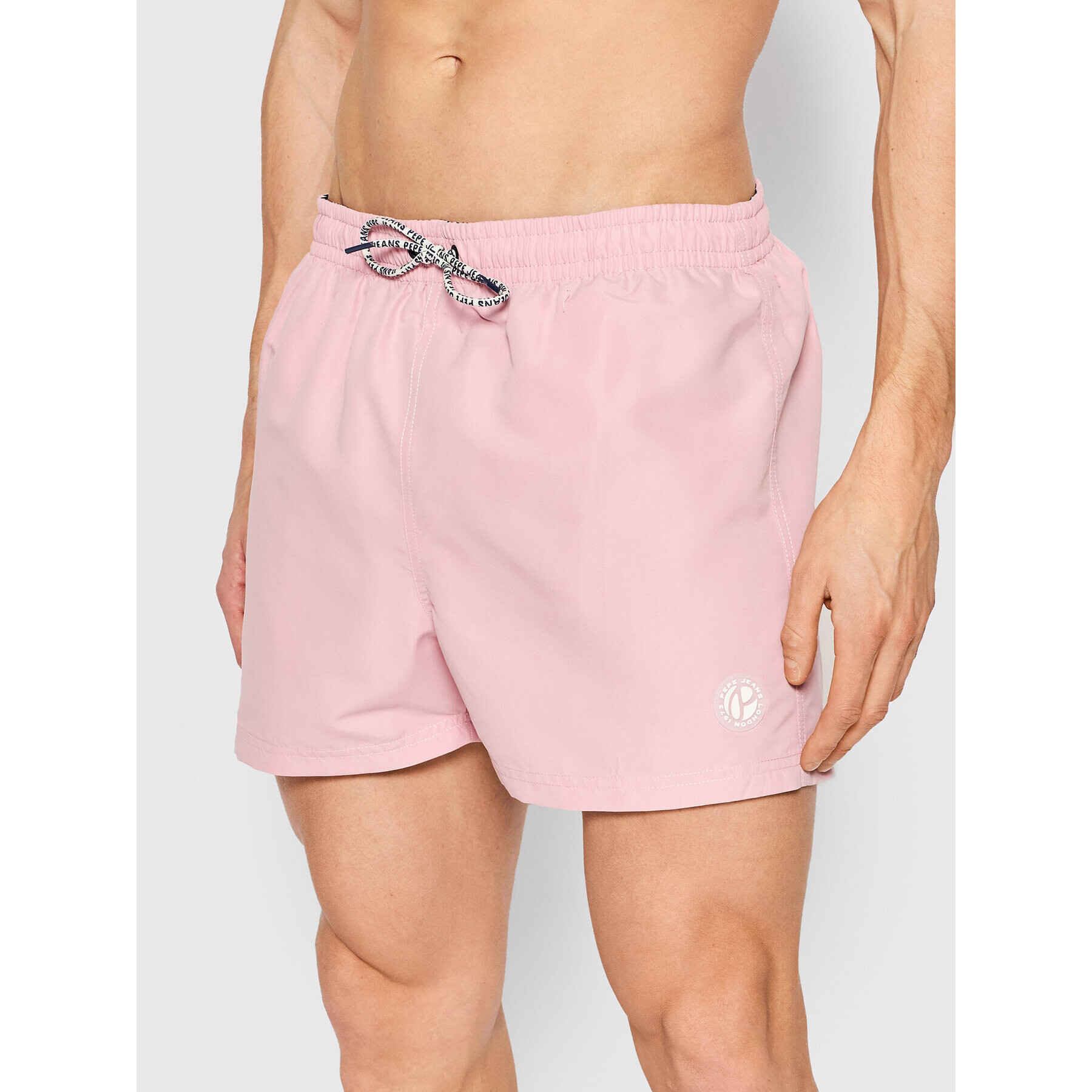 Pepe Jeans Plavecké šortky Remo PMB10328 Růžová Regular Fit - Pepit.cz