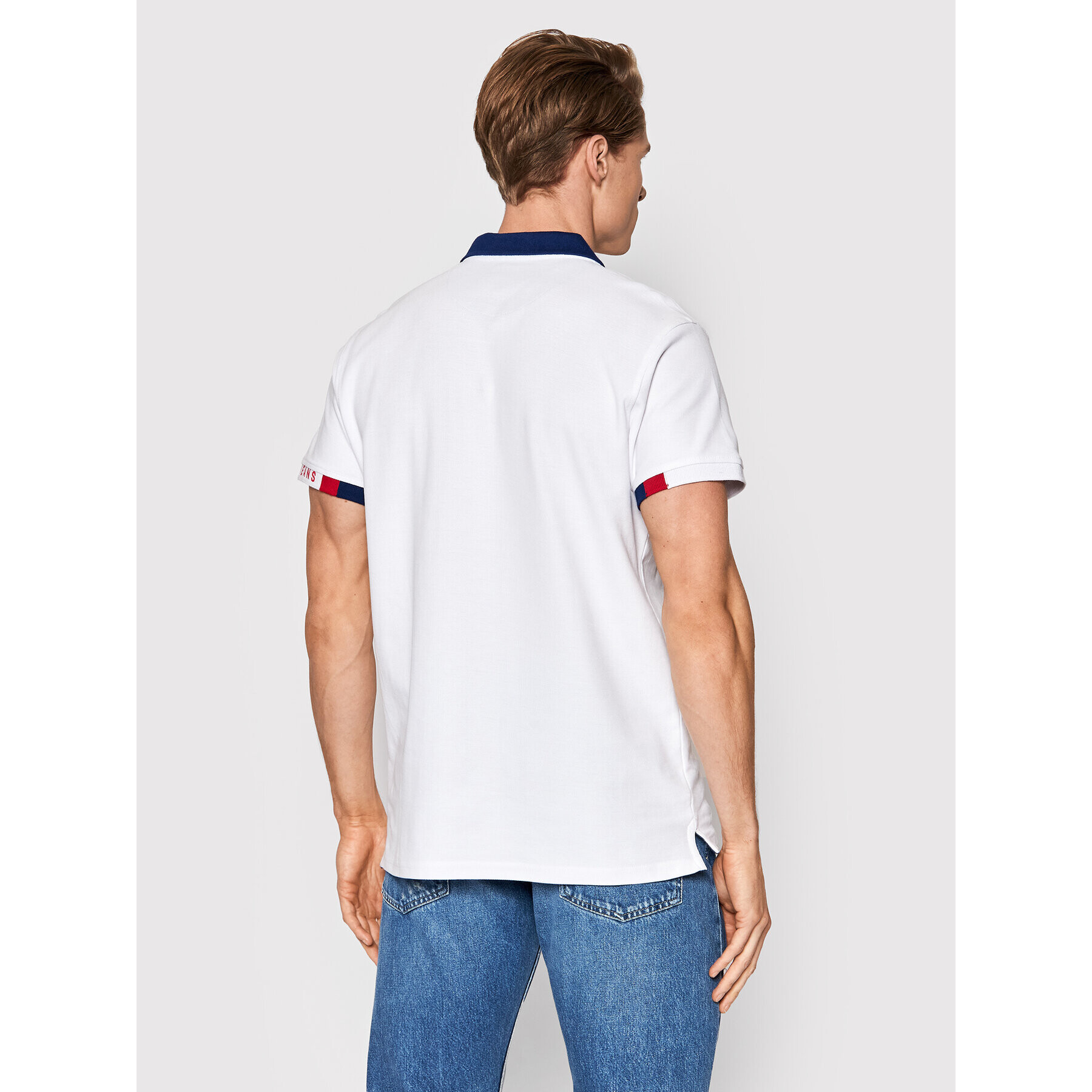 Pepe Jeans Polokošile Felix PM541833 Bílá Regular Fit - Pepit.cz