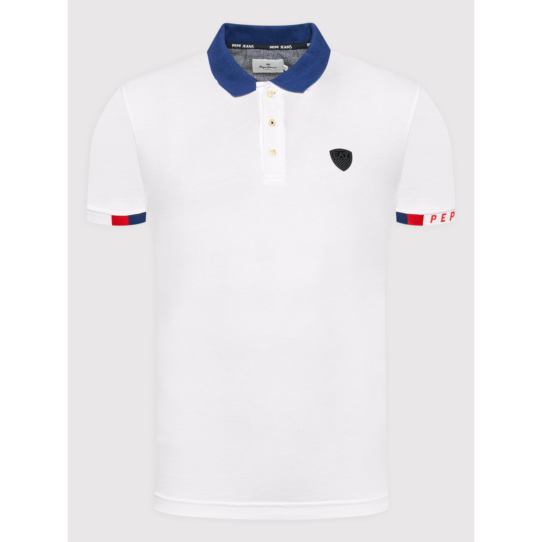 Pepe Jeans Polokošile Felix PM541833 Bílá Regular Fit - Pepit.cz