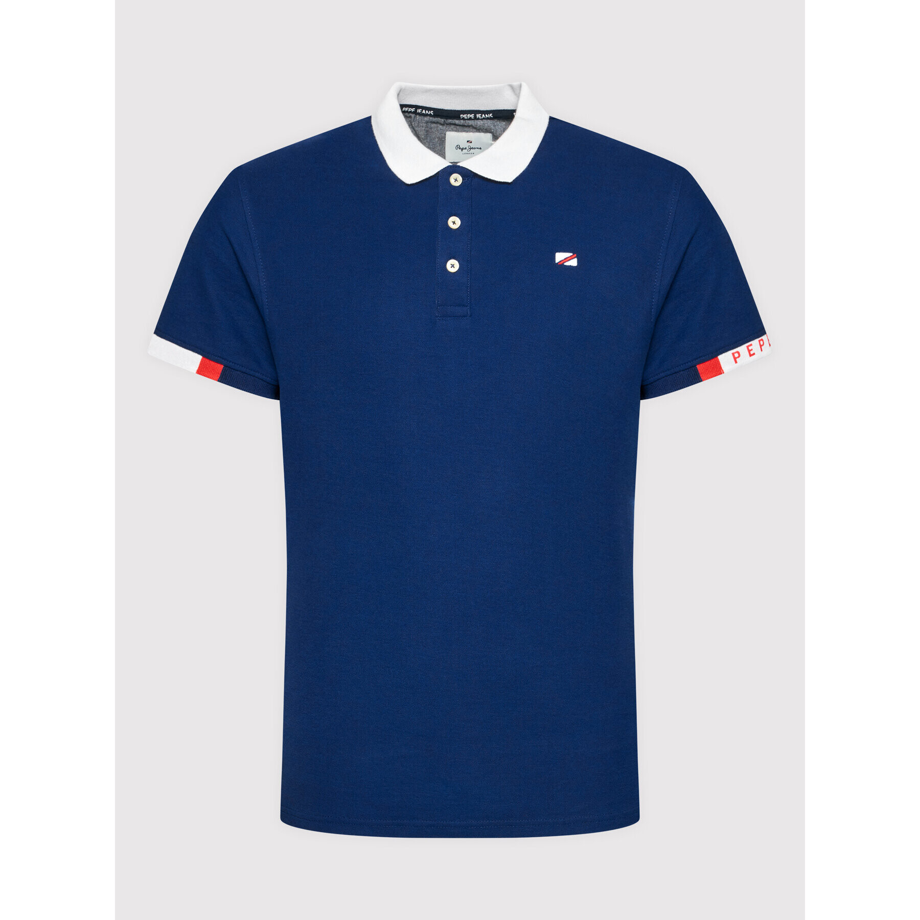 Pepe Jeans Polokošile Felix PM541833 Tmavomodrá Regular Fit - Pepit.cz