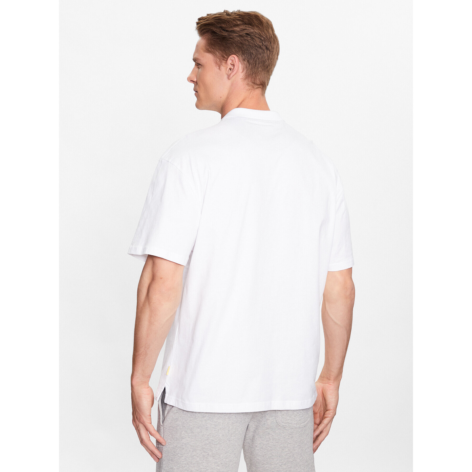 Pepe Jeans Polokošile Jonas PM541964 Bílá Regular Fit - Pepit.cz