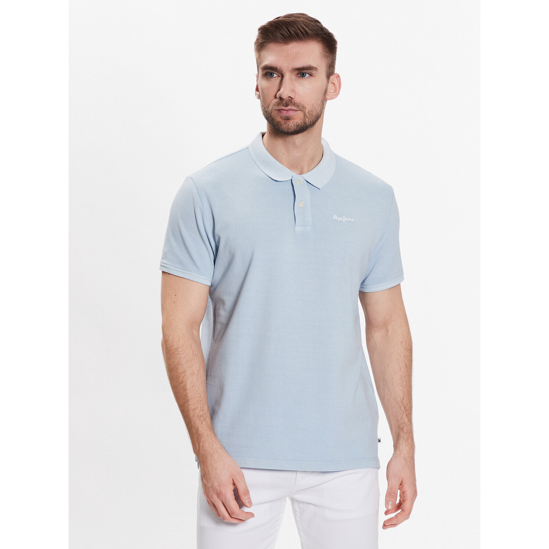 Pepe Jeans Polokošile Oliver Gd PM541983 Modrá Regular Fit - Pepit.cz