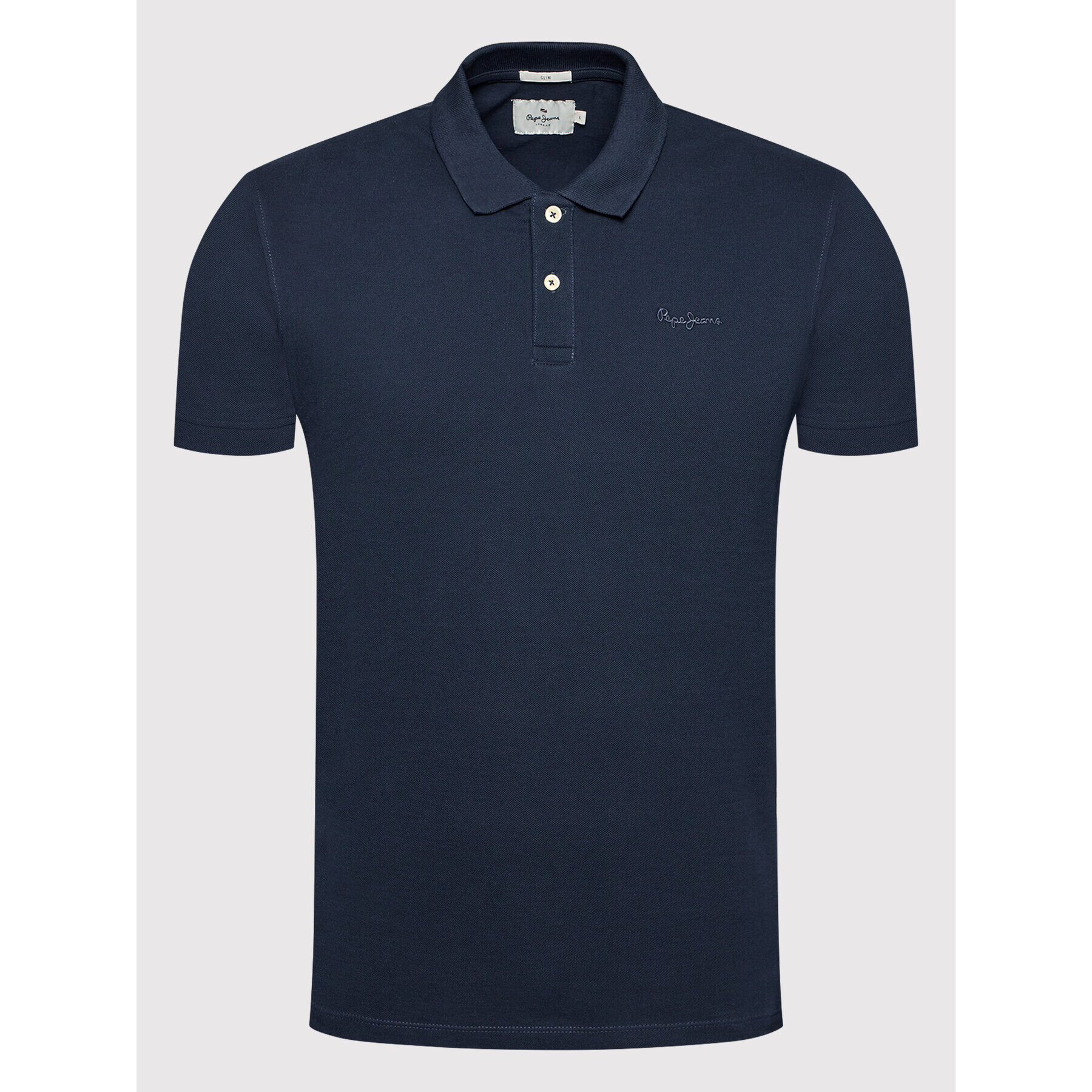 Pepe Jeans Polokošile Vincent PM541824 Tmavomodrá Slim Fit - Pepit.cz