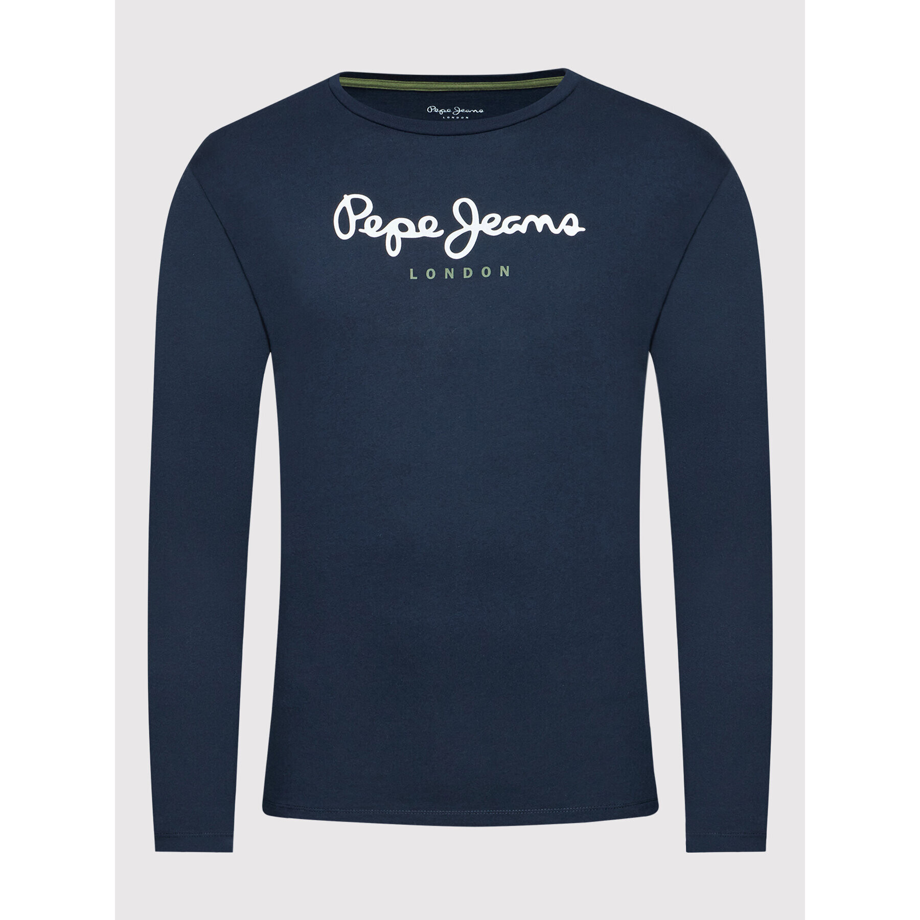 Pepe Jeans S dlouhým rukávem Eggo PM508209 Tmavomodrá Regular Fit - Pepit.cz