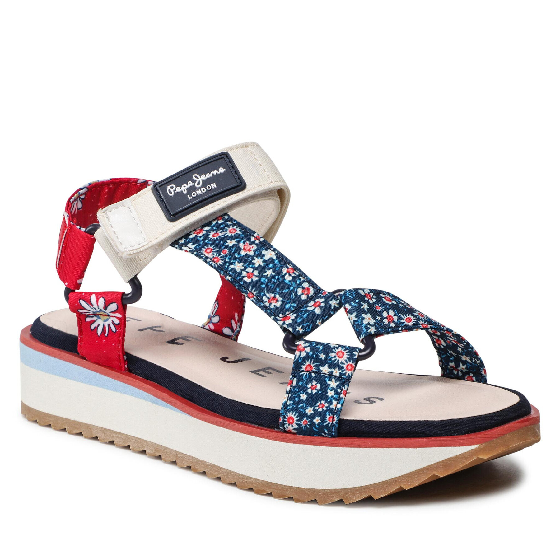 Pepe Jeans Sandály Alexa Flowers PGS90182 Barevná - Pepit.cz