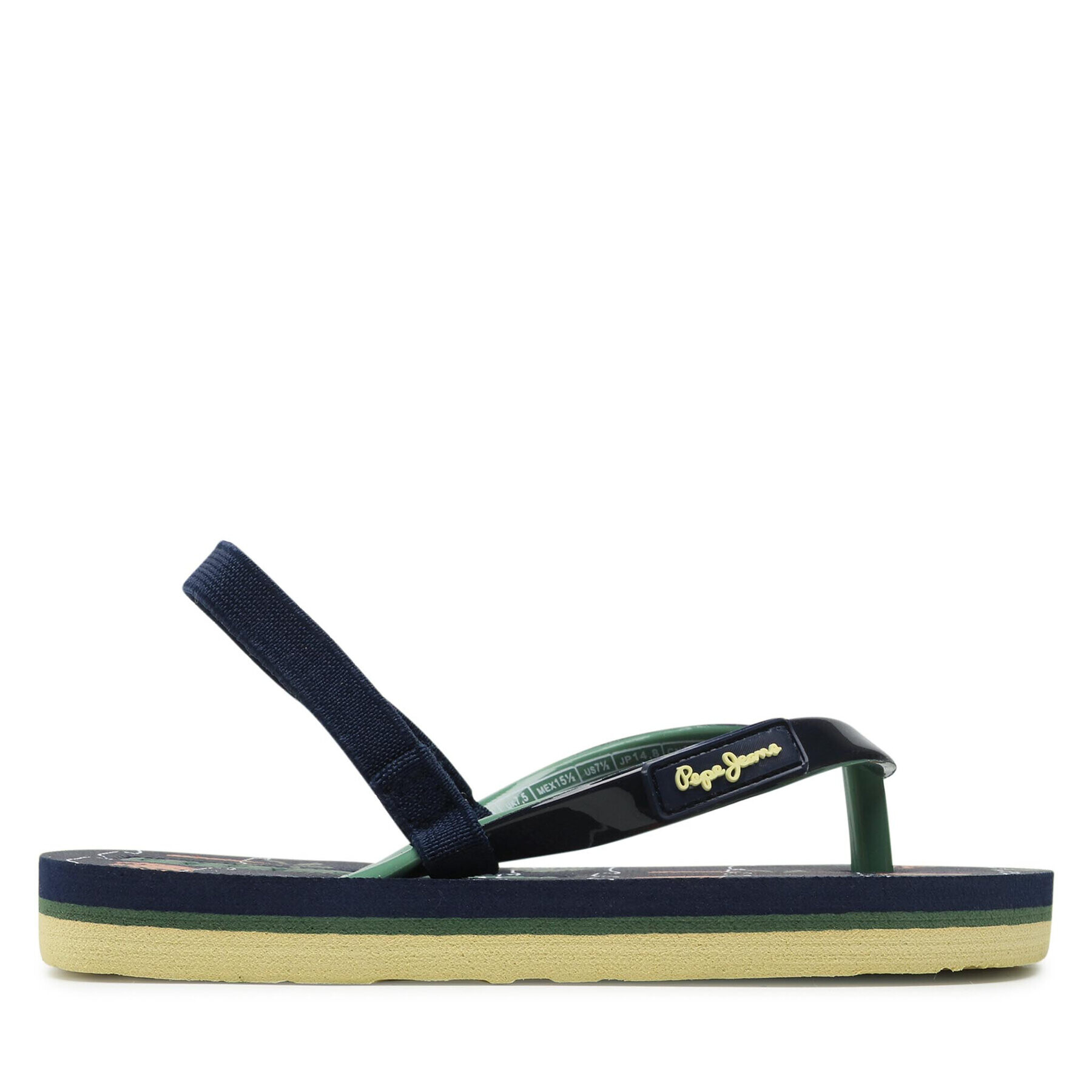 Pepe Jeans Sandály Beach Palms Boy K PBS70052 Tmavomodrá - Pepit.cz