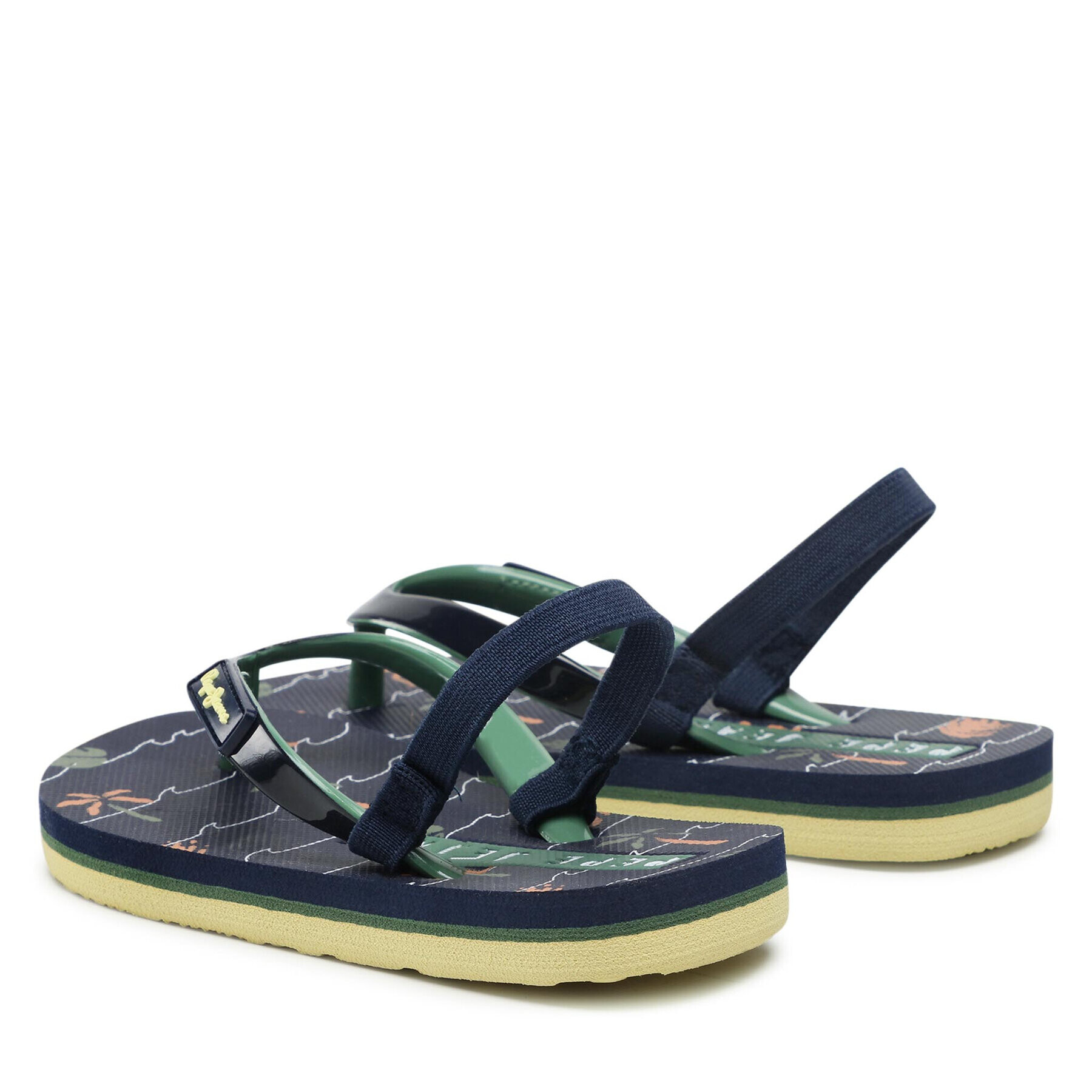 Pepe Jeans Sandály Beach Palms Boy K PBS70052 Tmavomodrá - Pepit.cz