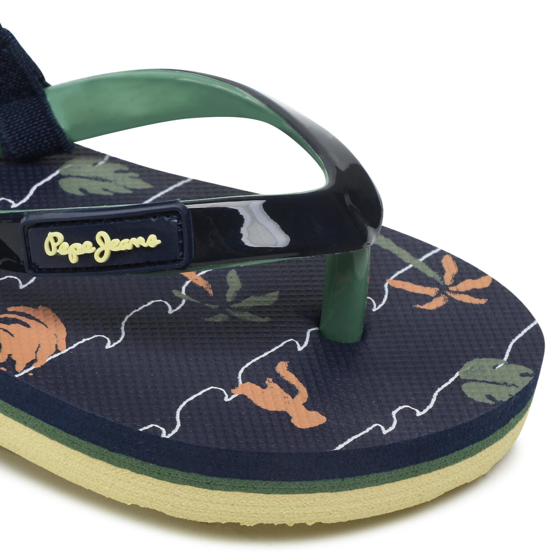 Pepe Jeans Sandály Beach Palms Boy K PBS70052 Tmavomodrá - Pepit.cz