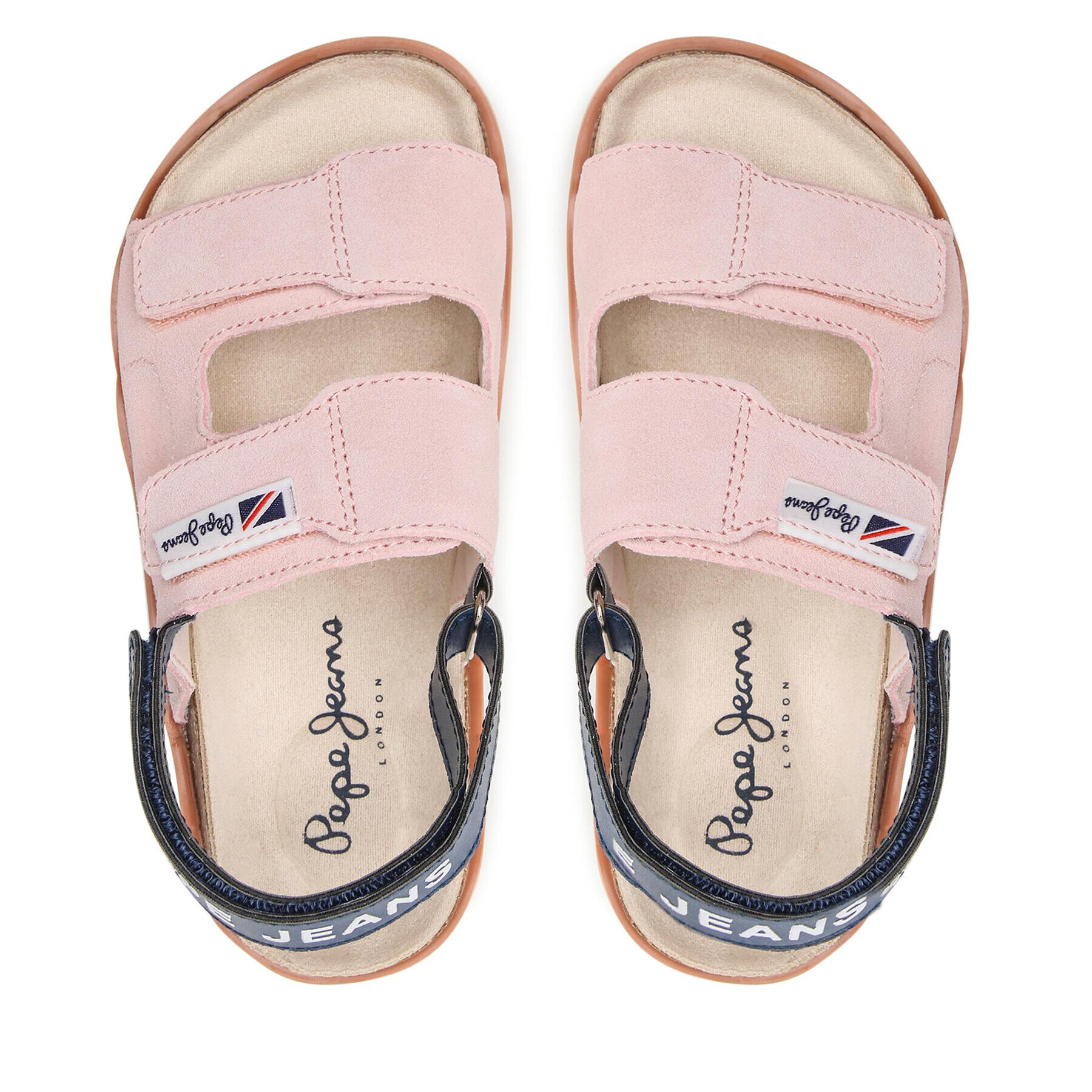 Pepe Jeans Sandály Berlin Girl Strap PGS90179 Růžová - Pepit.cz