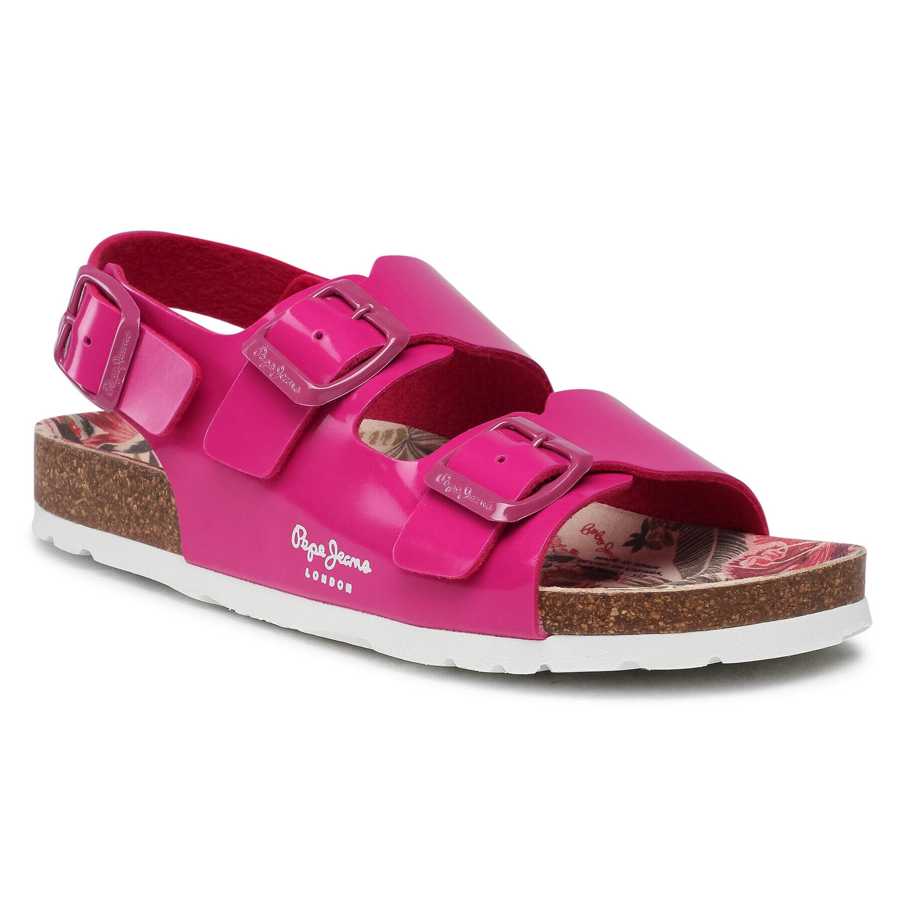 Pepe Jeans Sandály Bio Basic Buckles PGS90163 Růžová - Pepit.cz