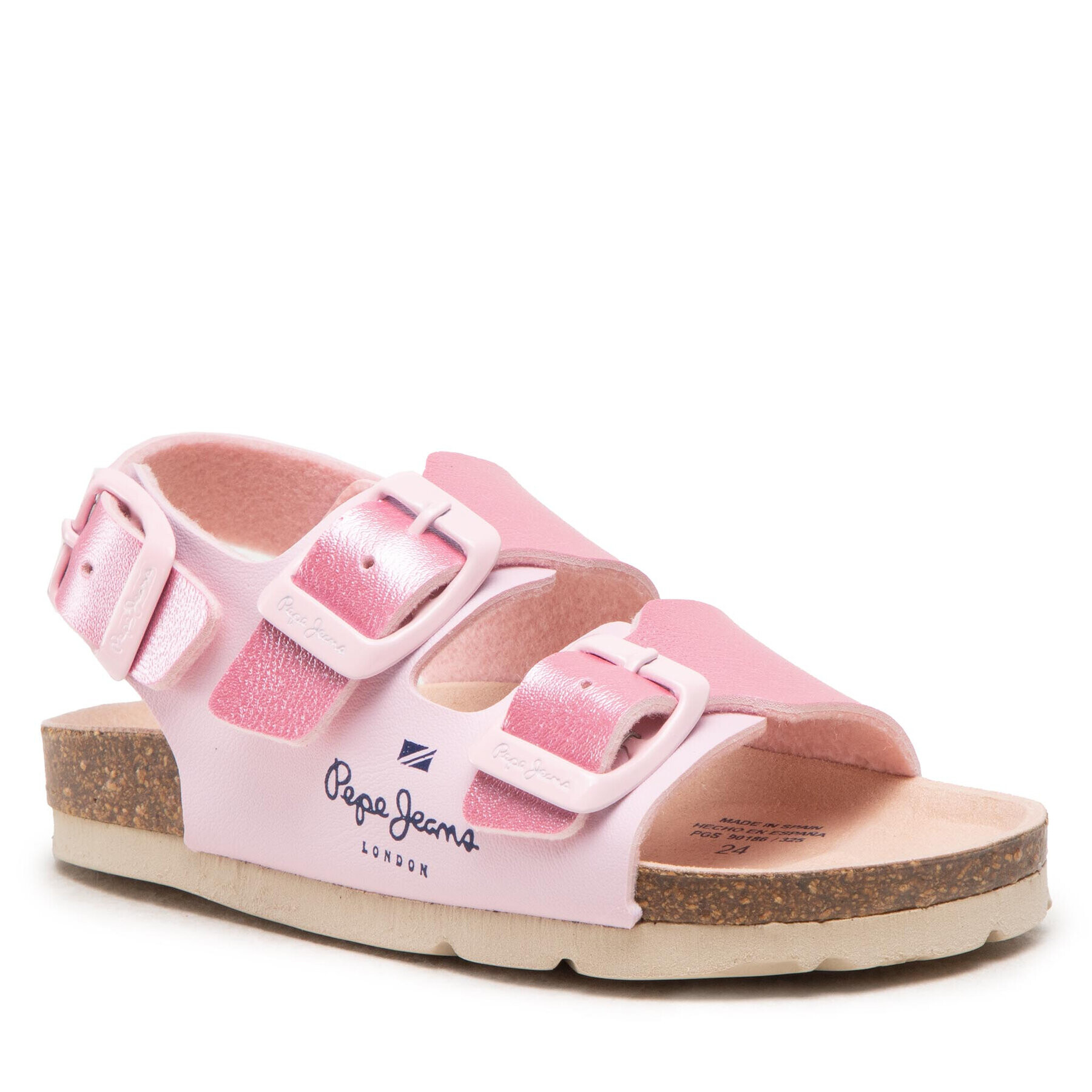 Pepe Jeans Sandály Bio Corp Girl PGS90186 Růžová - Pepit.cz