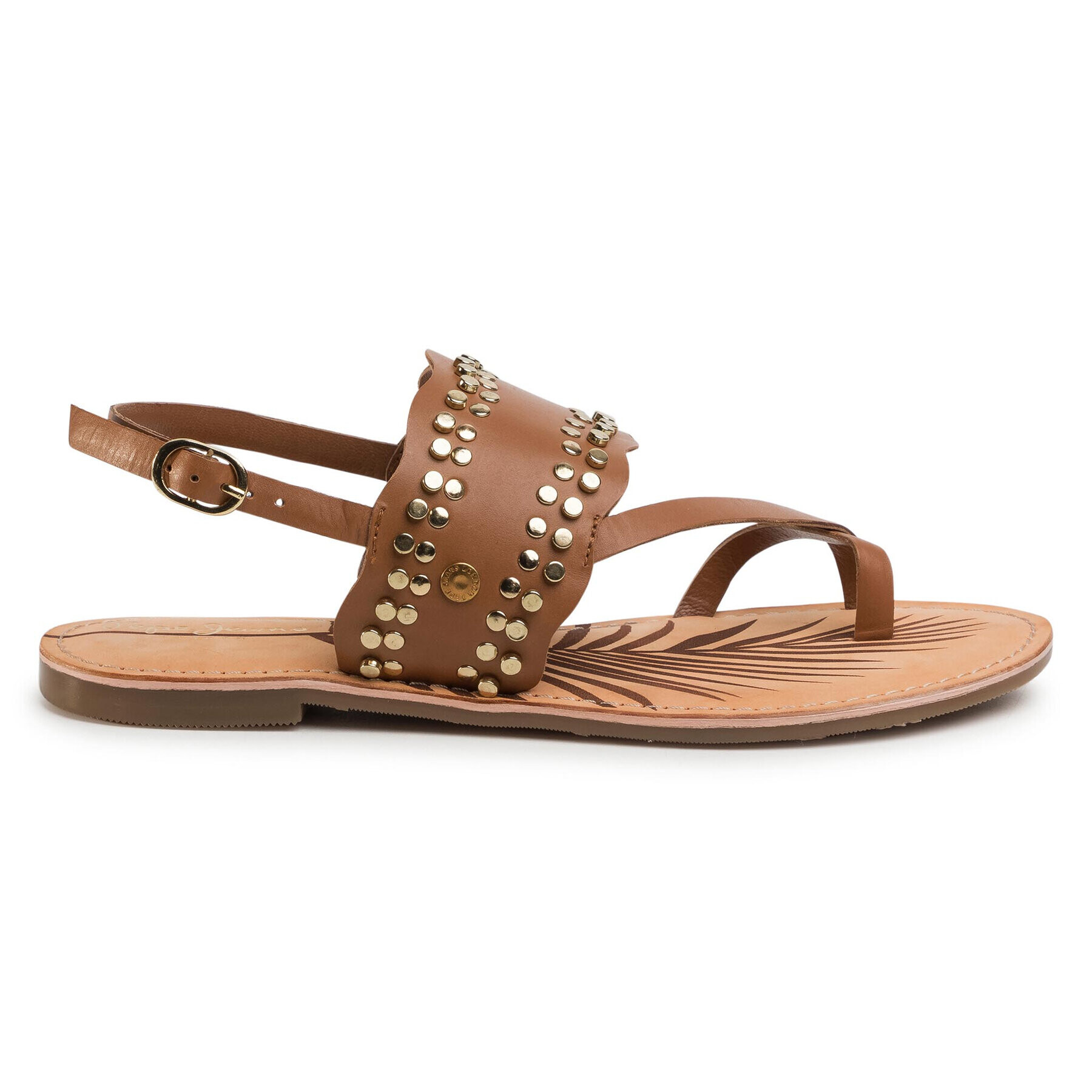 Pepe Jeans Sandály March Studs PLS90447 Hnědá - Pepit.cz