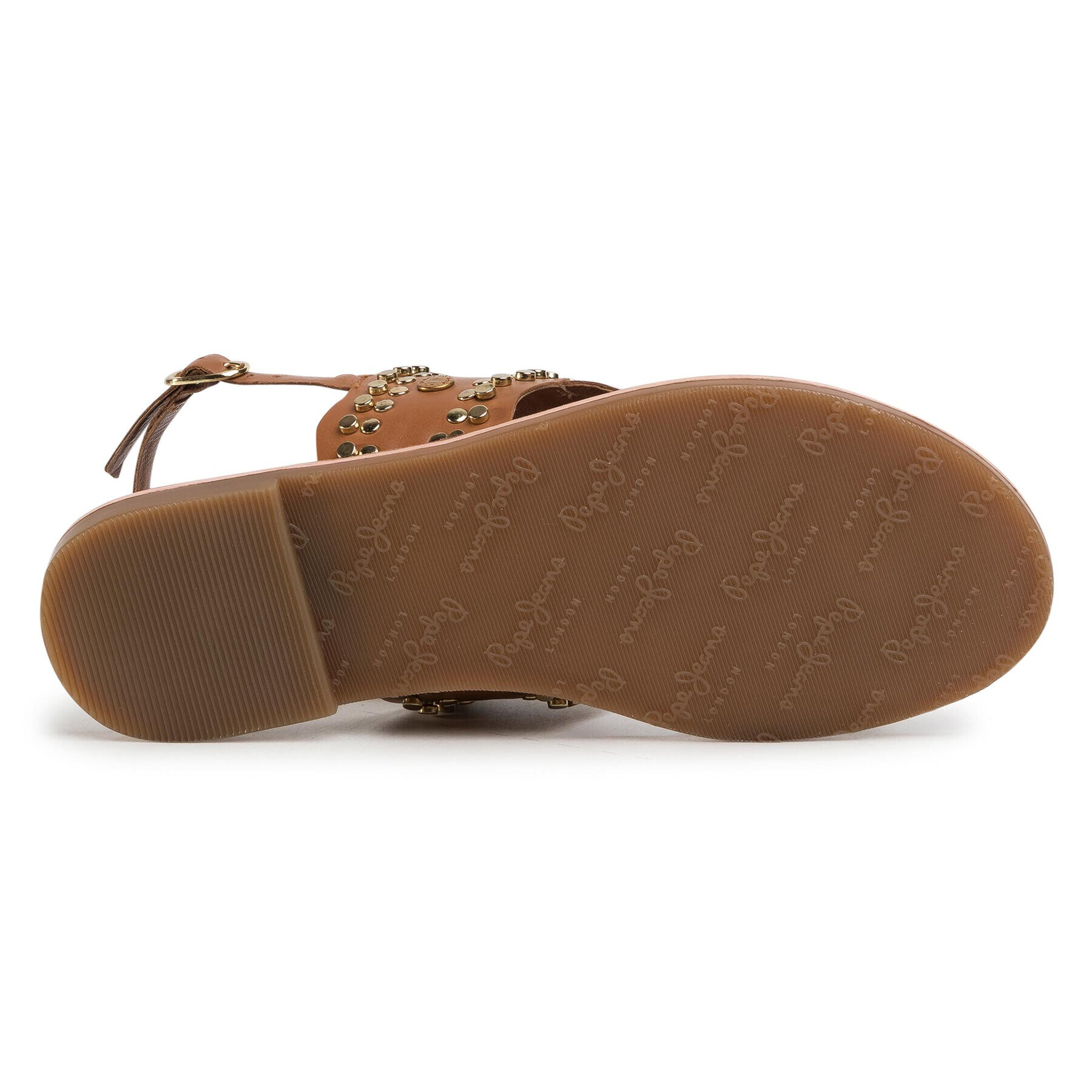 Pepe Jeans Sandály March Studs PLS90447 Hnědá - Pepit.cz