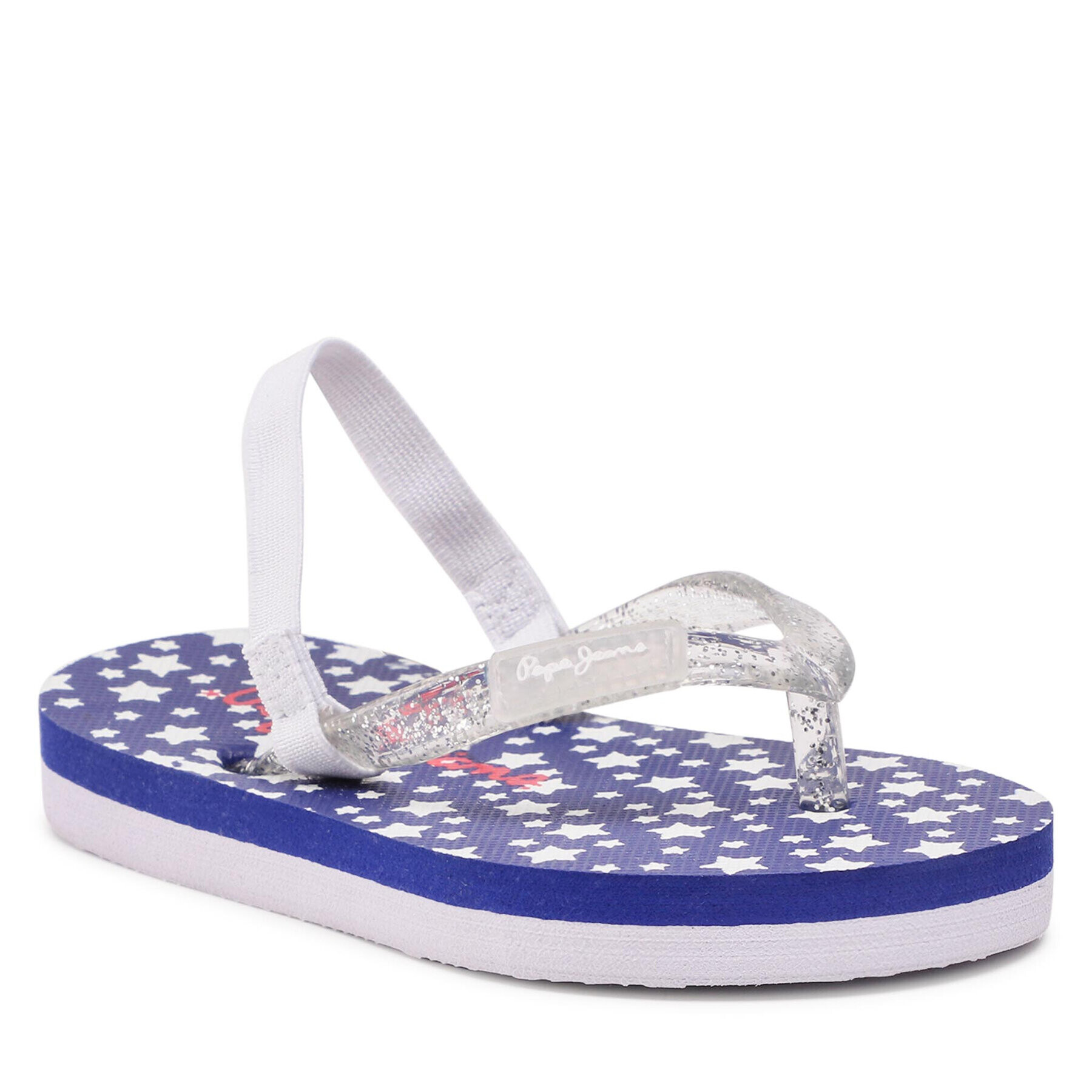 Pepe Jeans Sandály Peach Stars Kids PGS70044 Bílá - Pepit.cz