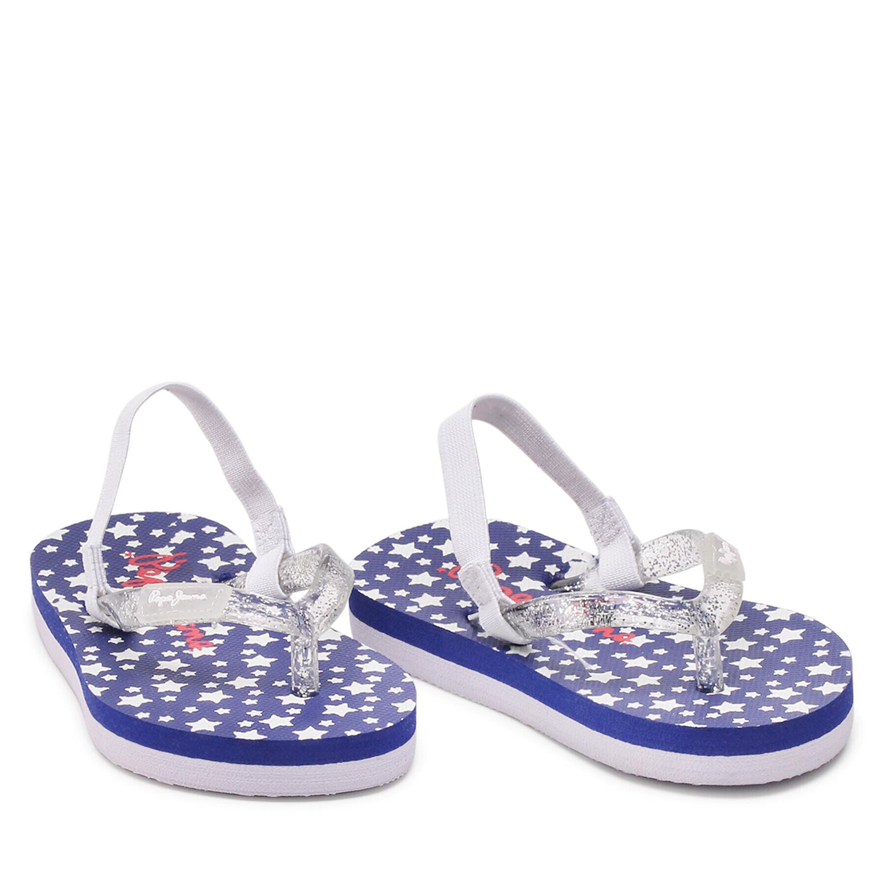 Pepe Jeans Sandály Peach Stars Kids PGS70044 Bílá - Pepit.cz