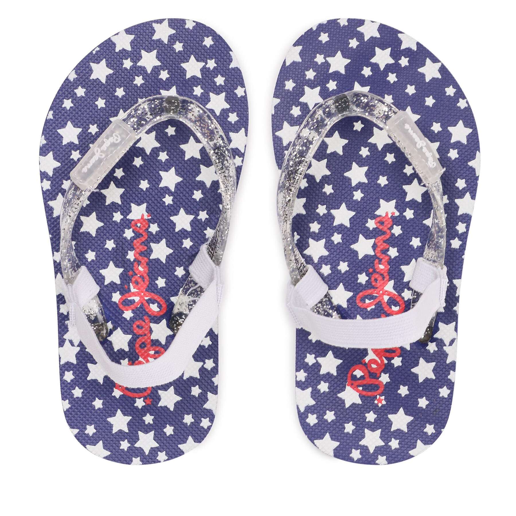 Pepe Jeans Sandály Peach Stars Kids PGS70044 Bílá - Pepit.cz