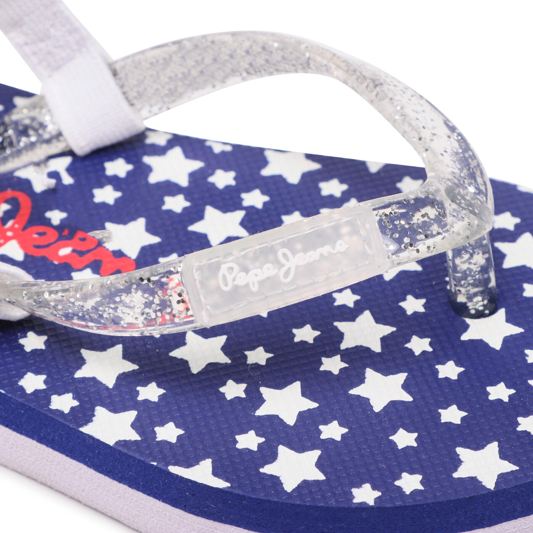 Pepe Jeans Sandály Peach Stars Kids PGS70044 Bílá - Pepit.cz