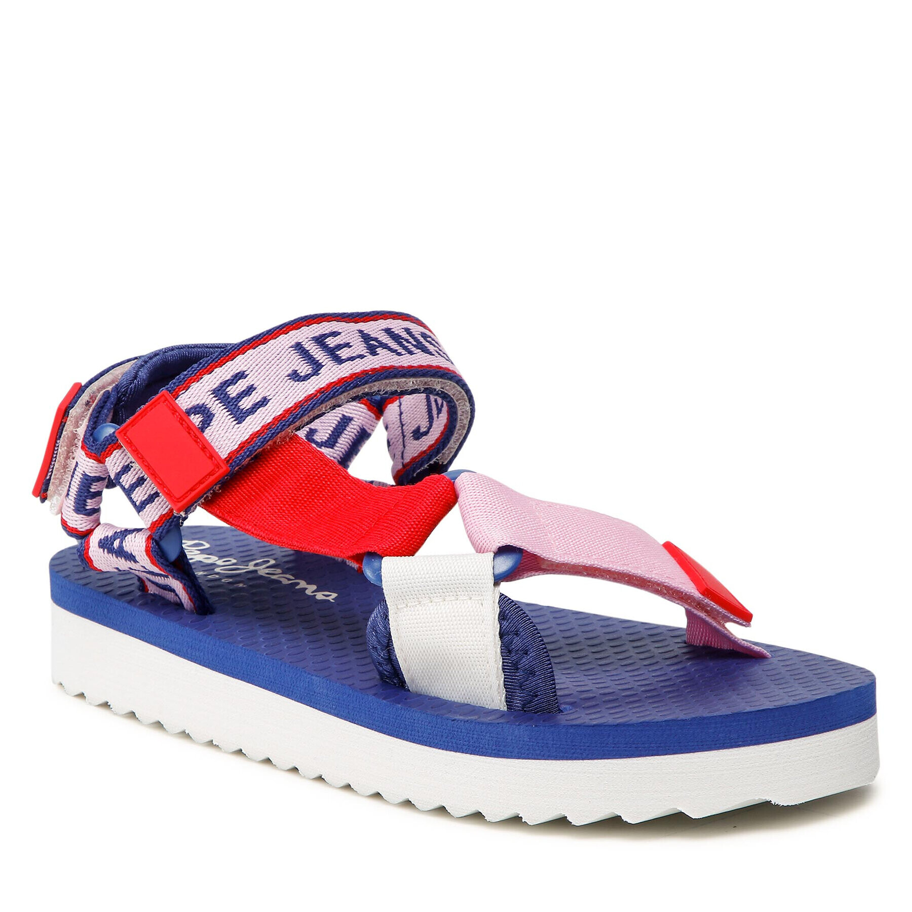 Pepe Jeans Sandály Pool Multi Girl PGS90178 Tmavomodrá - Pepit.cz