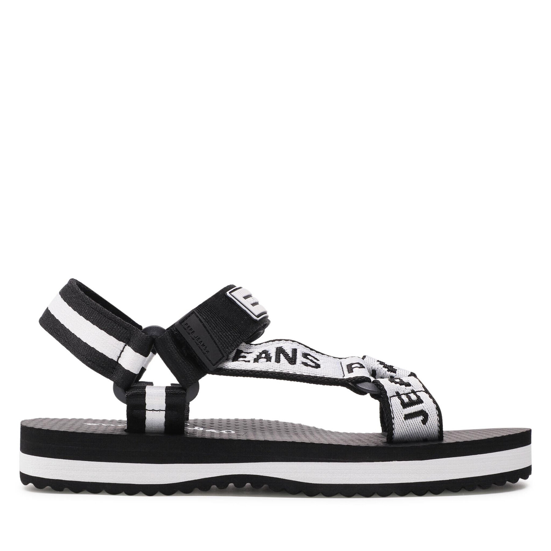 Pepe Jeans Sandály Pool W Logo PLS90510 Černá - Pepit.cz