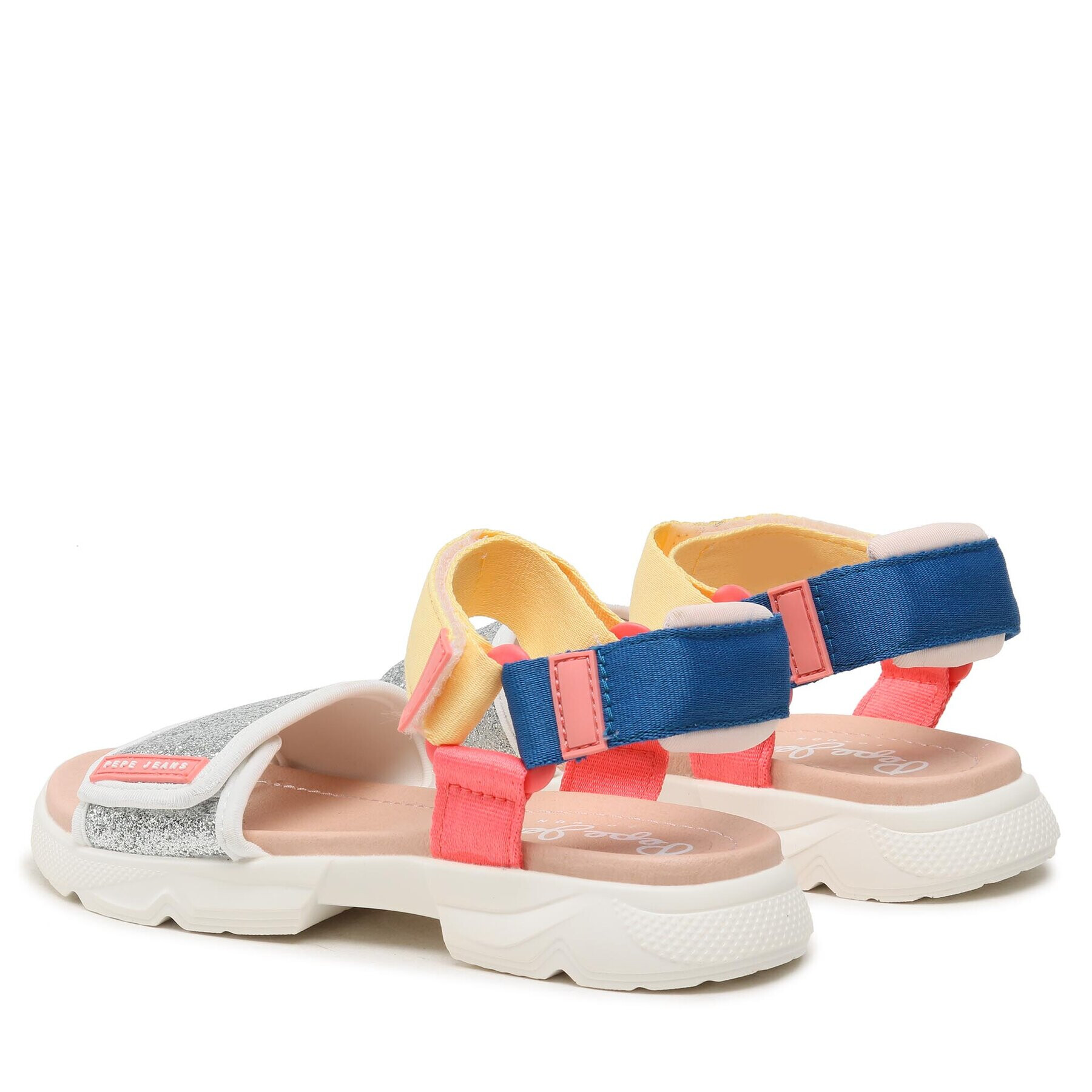 Pepe Jeans Sandály Ventura Sandal G PGS90190 Stříbrná - Pepit.cz