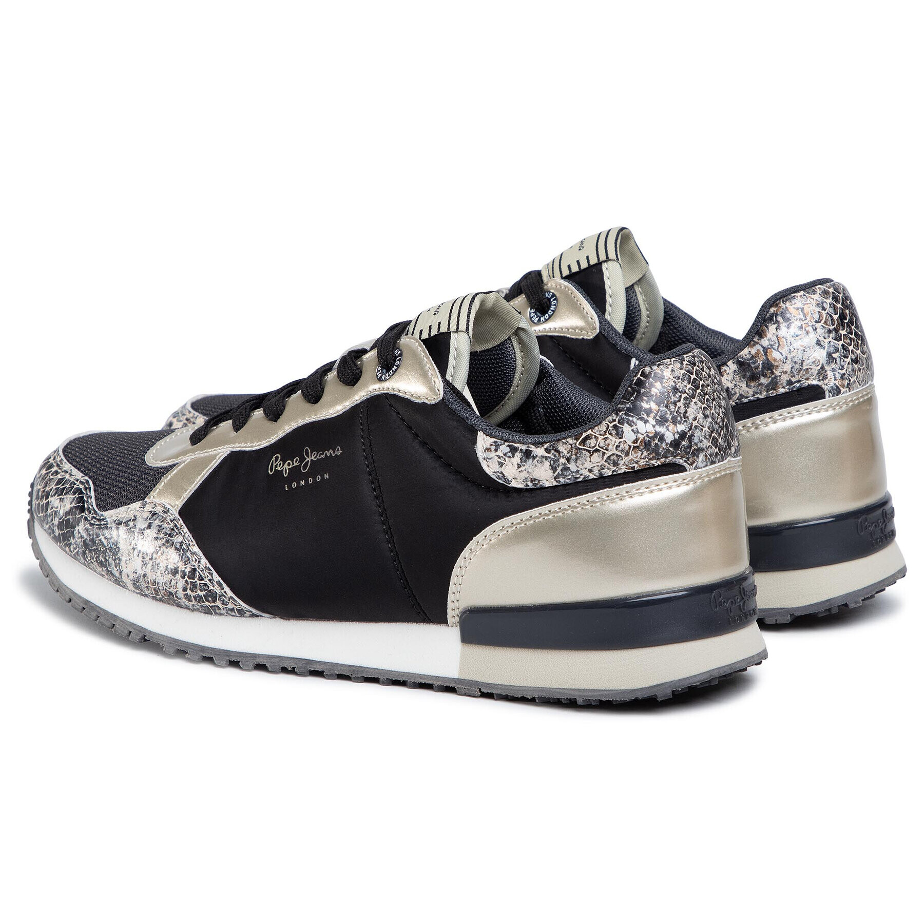 Pepe Jeans Sneakersy Archie Fun PLS31100 Černá - Pepit.cz