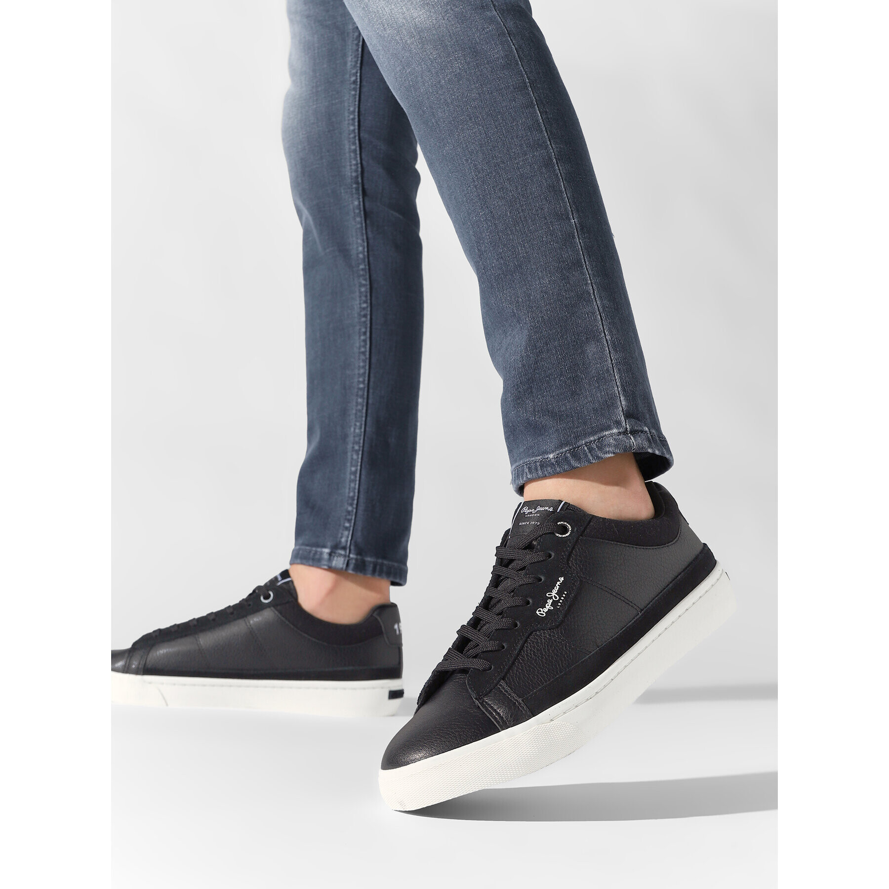 Pepe Jeans Sneakersy Bary Smart PMS30881 Černá - Pepit.cz