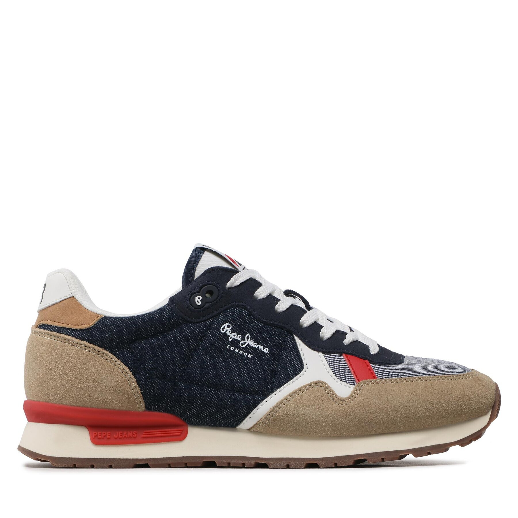 Pepe Jeans Sneakersy Brit Man Heritage PMS30925 Tmavomodrá - Pepit.cz