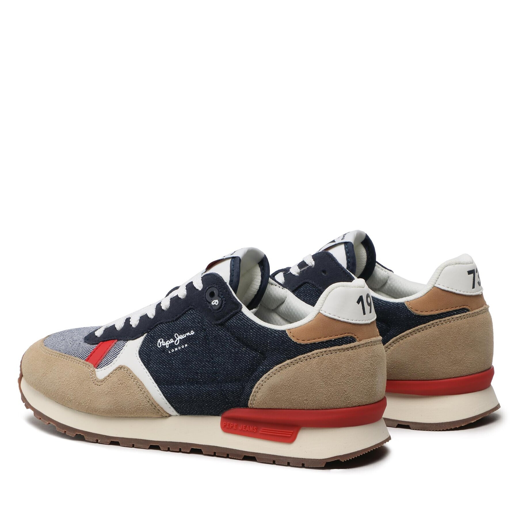 Pepe Jeans Sneakersy Brit Man Heritage PMS30925 Tmavomodrá - Pepit.cz