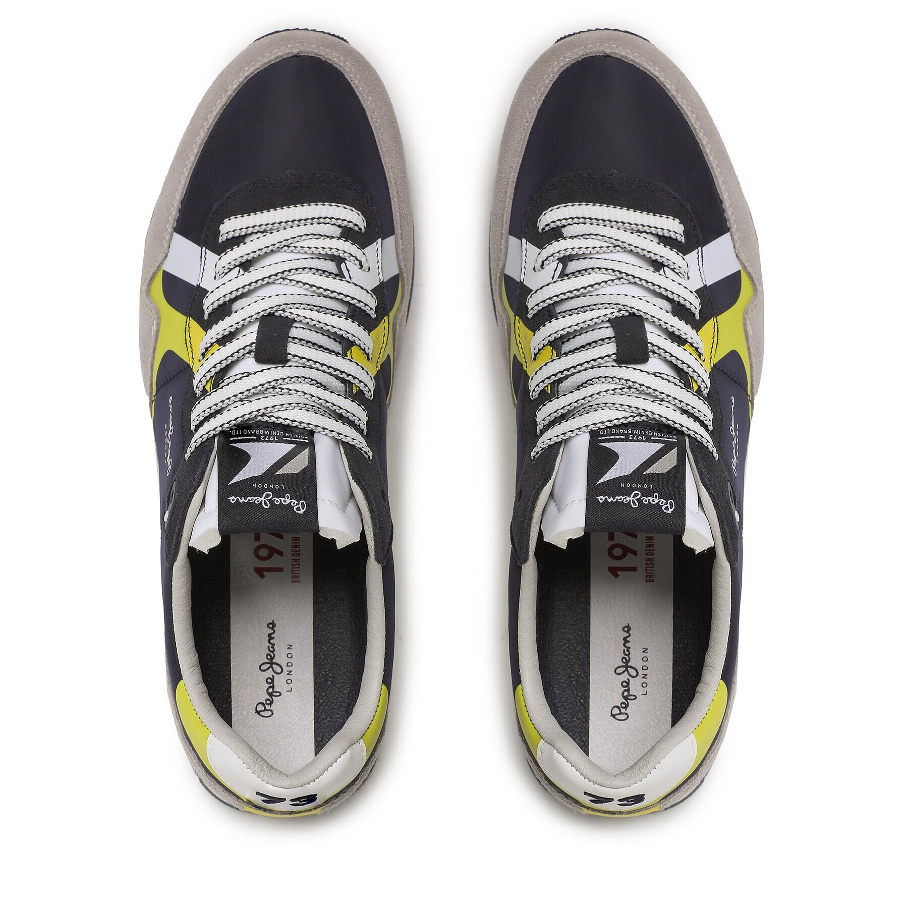 Pepe Jeans Sneakersy Brit Man Print PMS30923 Tmavomodrá - Pepit.cz