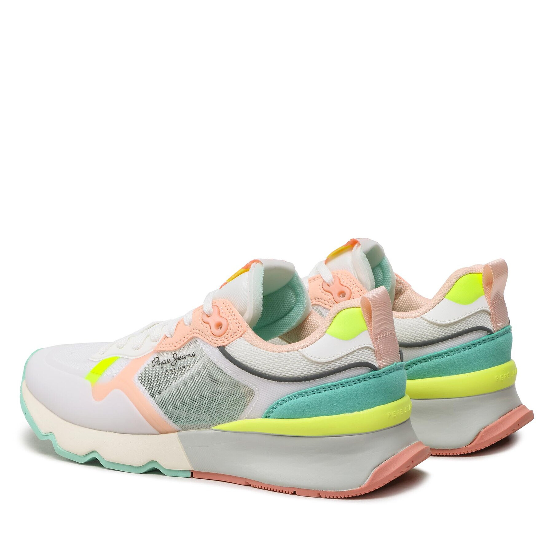 Pepe Jeans Sneakersy Brit Pro Bright W PLS31457 Bílá - Pepit.cz