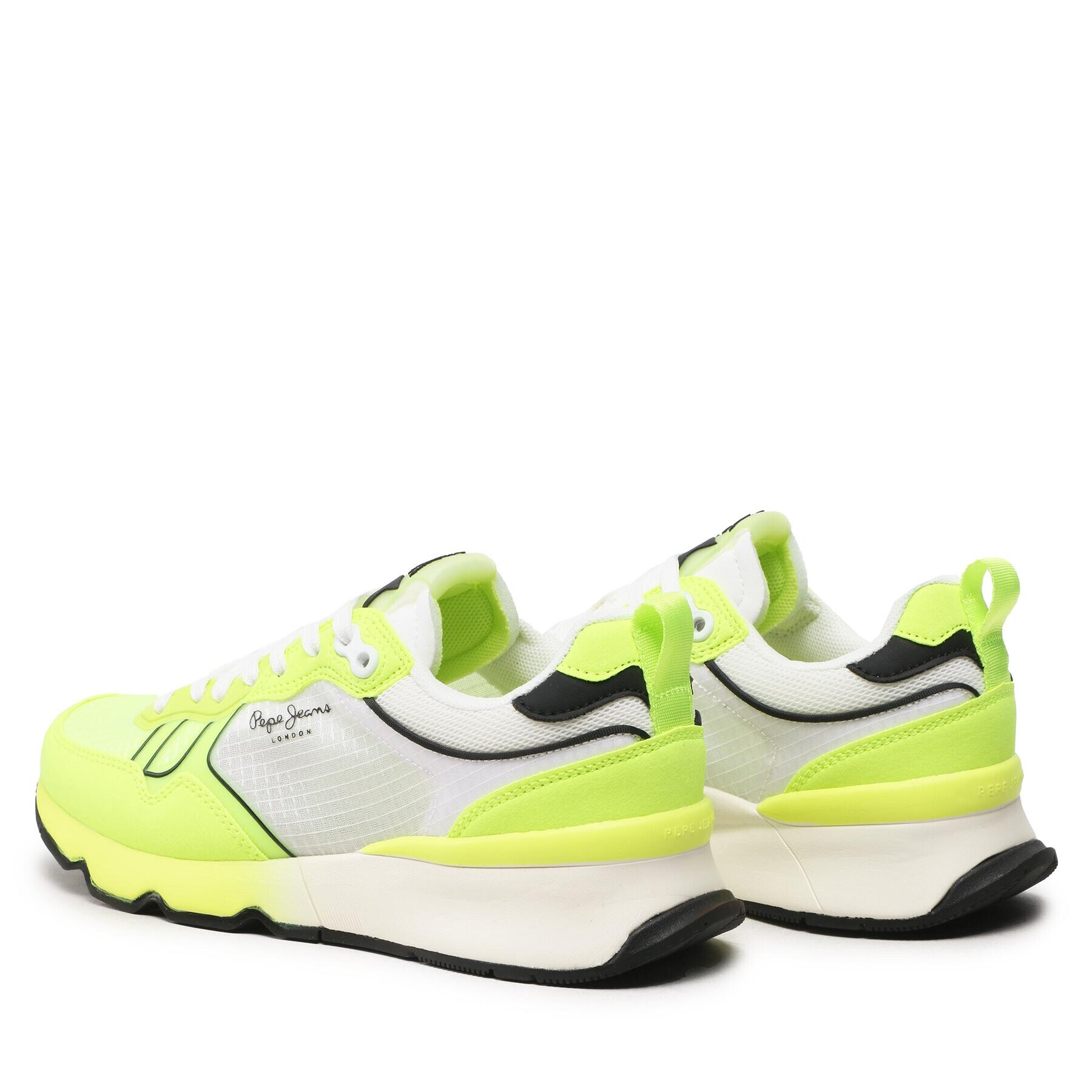 Pepe Jeans Sneakersy Brit Pro Neon W PLS31460 Zelená - Pepit.cz