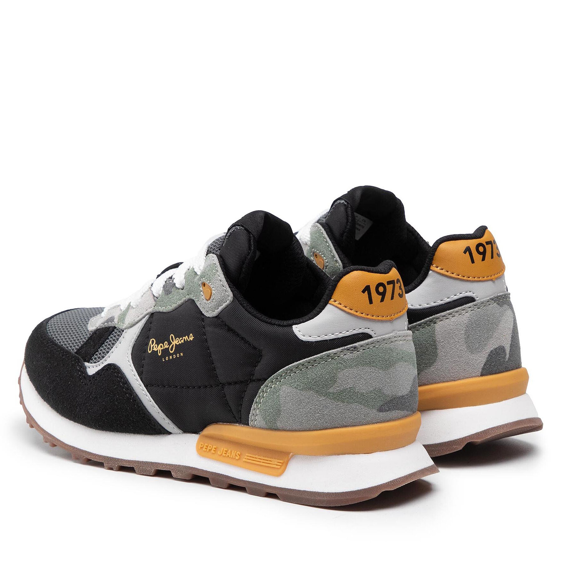 Pepe Jeans Sneakersy Britt Camo Boys PBS30493 Černá - Pepit.cz