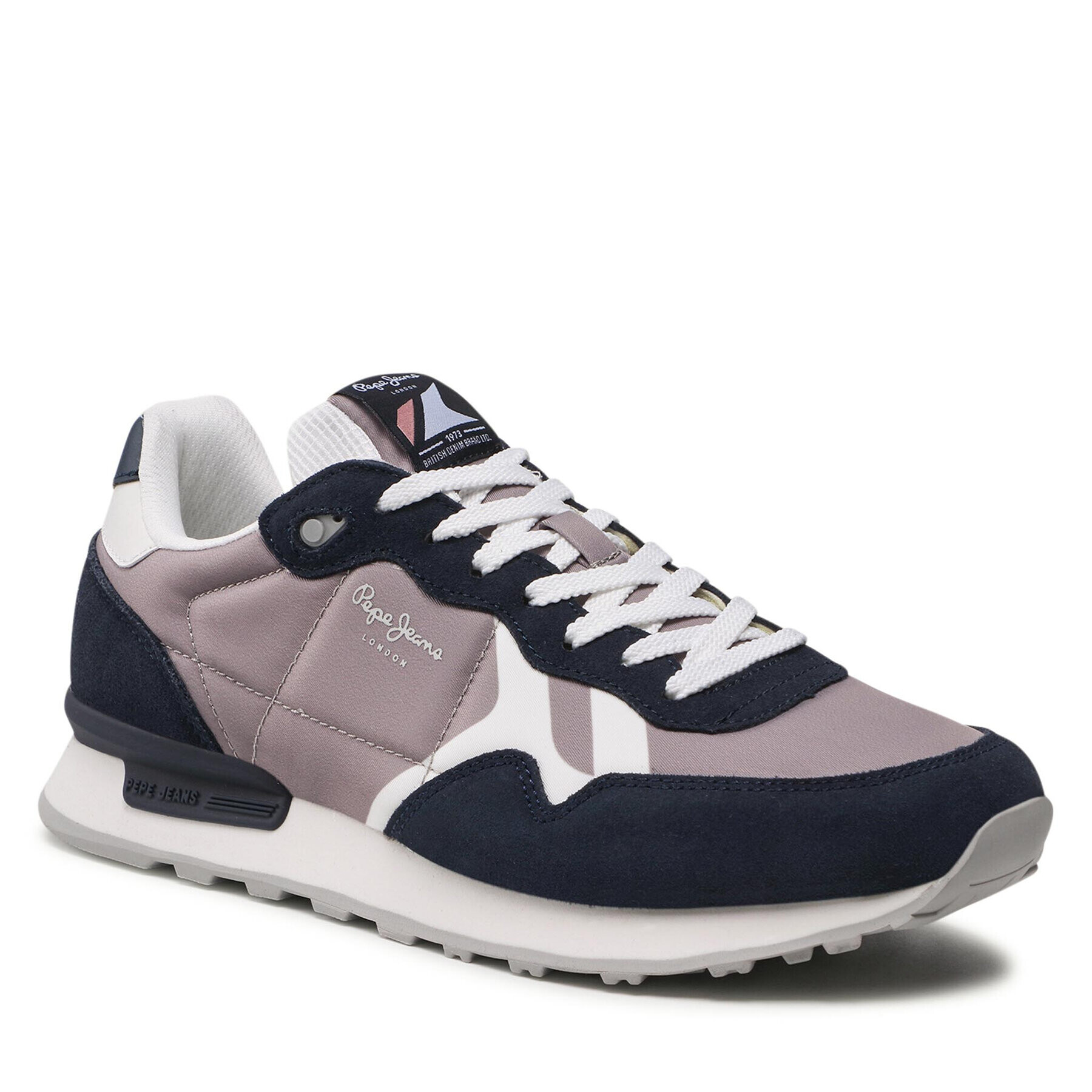 Pepe Jeans Sneakersy Britt Man Divided PMS30807 Šedá - Pepit.cz