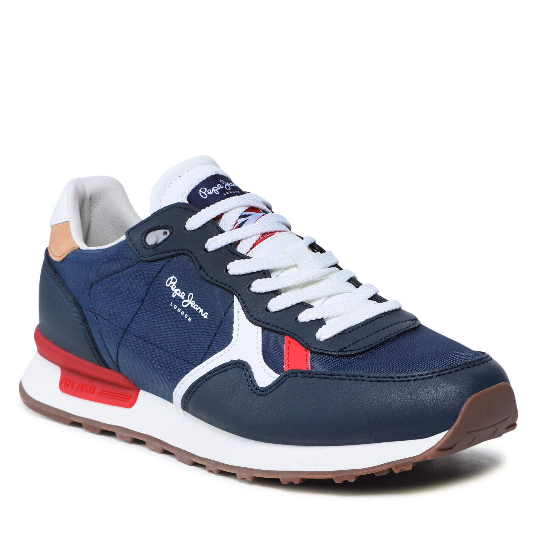 Pepe Jeans Sneakersy Britt Man Flag PMS30805 Tmavomodrá - Pepit.cz