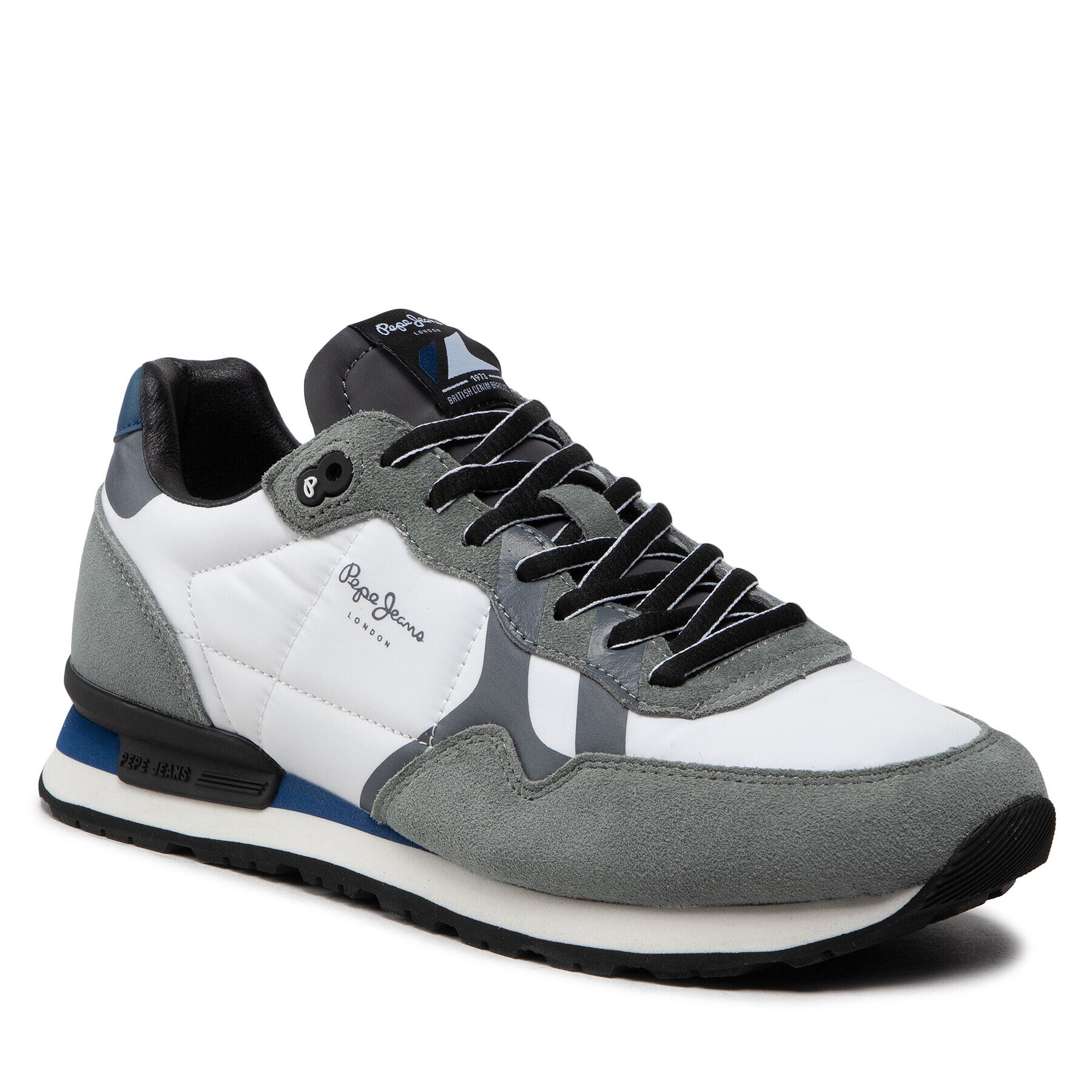 Pepe Jeans Sneakersy Britt Man Print PMS30852 Bílá - Pepit.cz