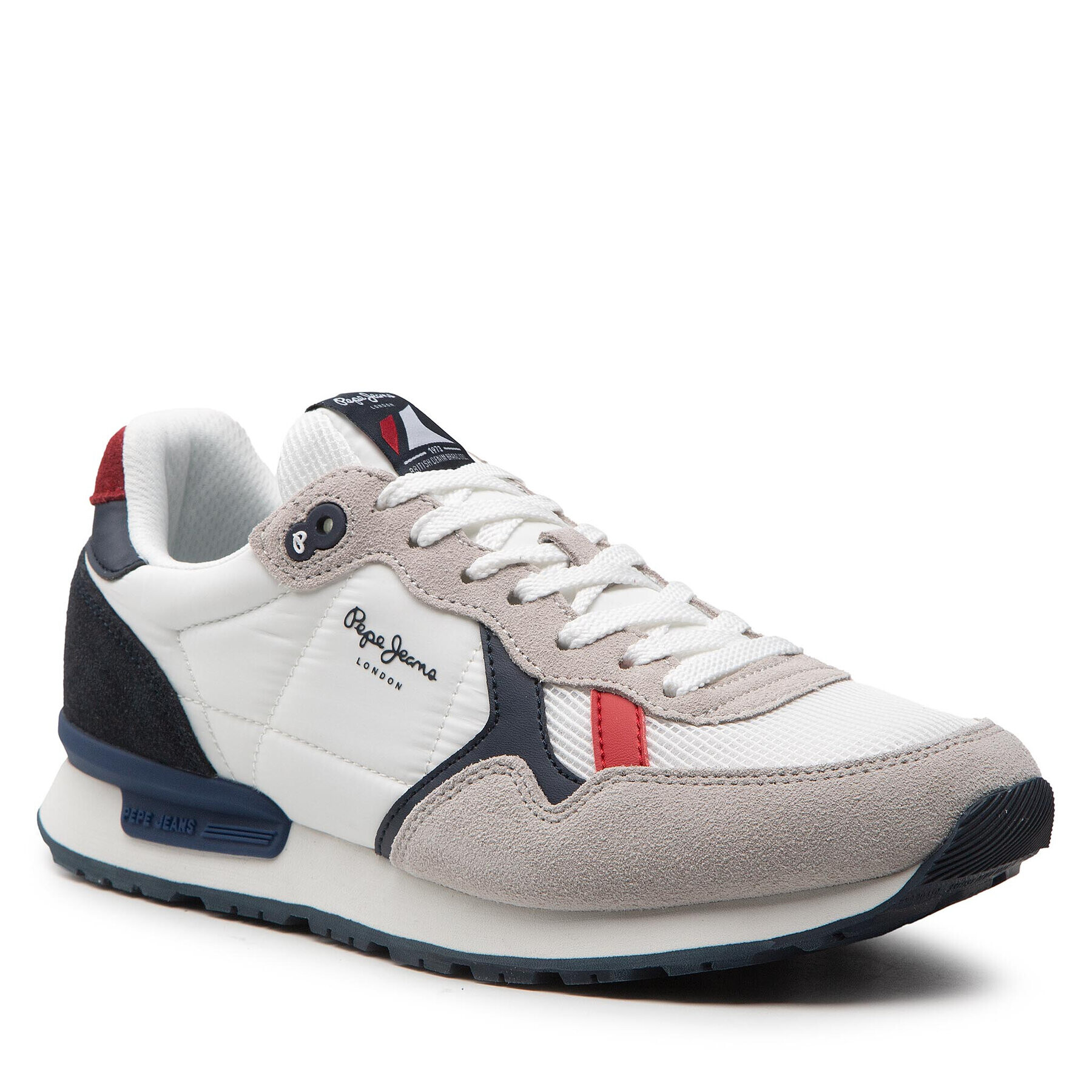 Pepe Jeans Sneakersy Britt Man Studio PMS30851 Bílá - Pepit.cz