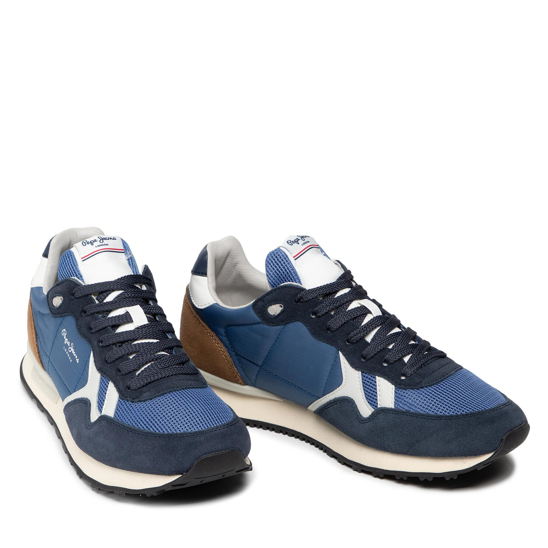 Pepe Jeans Sneakersy Britt Man Urban PMS30754 Modrá - Pepit.cz