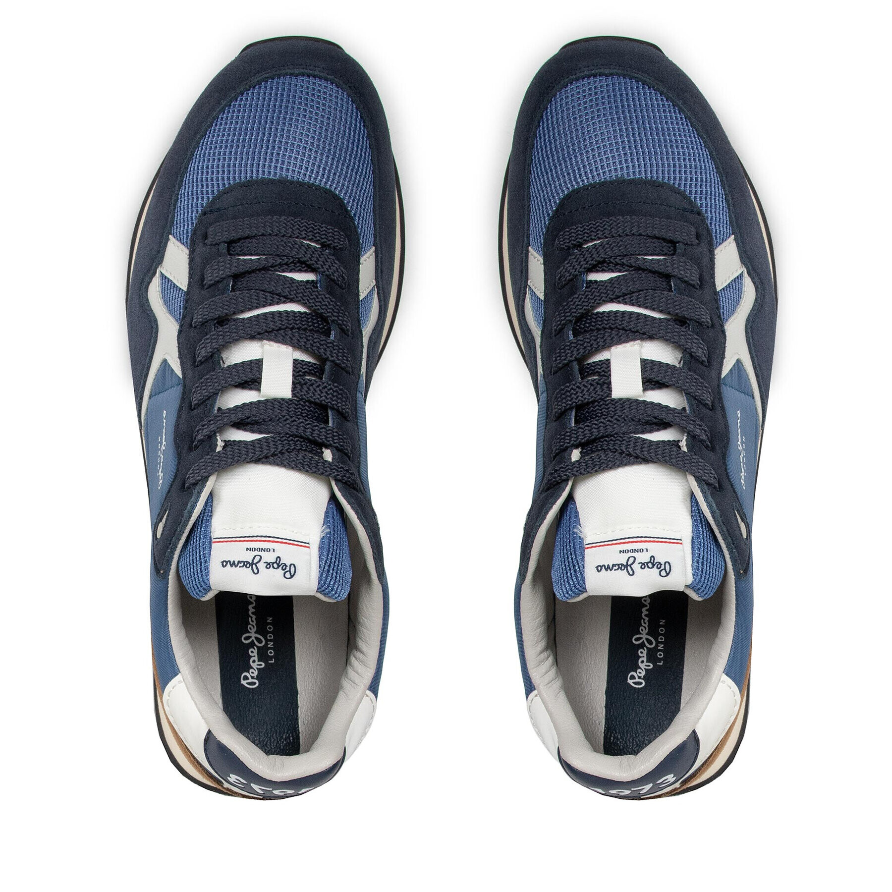 Pepe Jeans Sneakersy Britt Man Urban PMS30754 Modrá - Pepit.cz