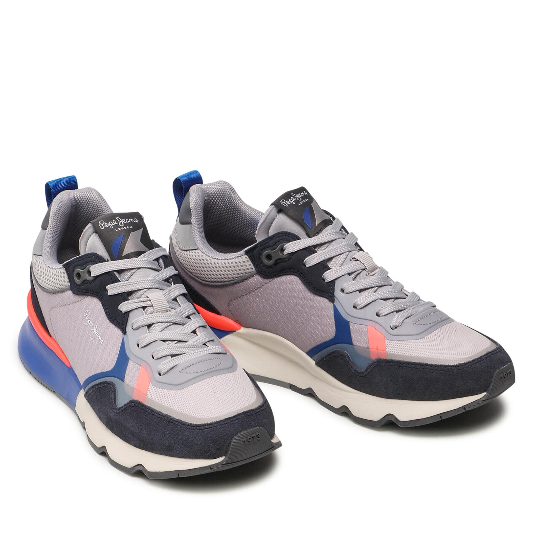 Pepe Jeans Sneakersy Britt Pro Man PMS30831 Šedá - Pepit.cz