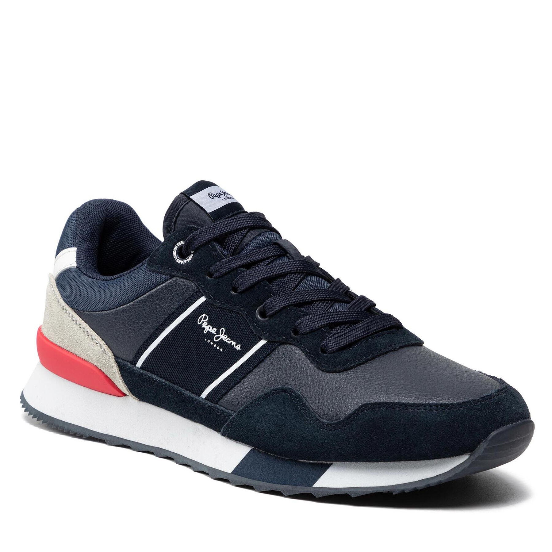 Pepe Jeans Sneakersy Corss 4 Court PMS30757 Tmavomodrá - Pepit.cz