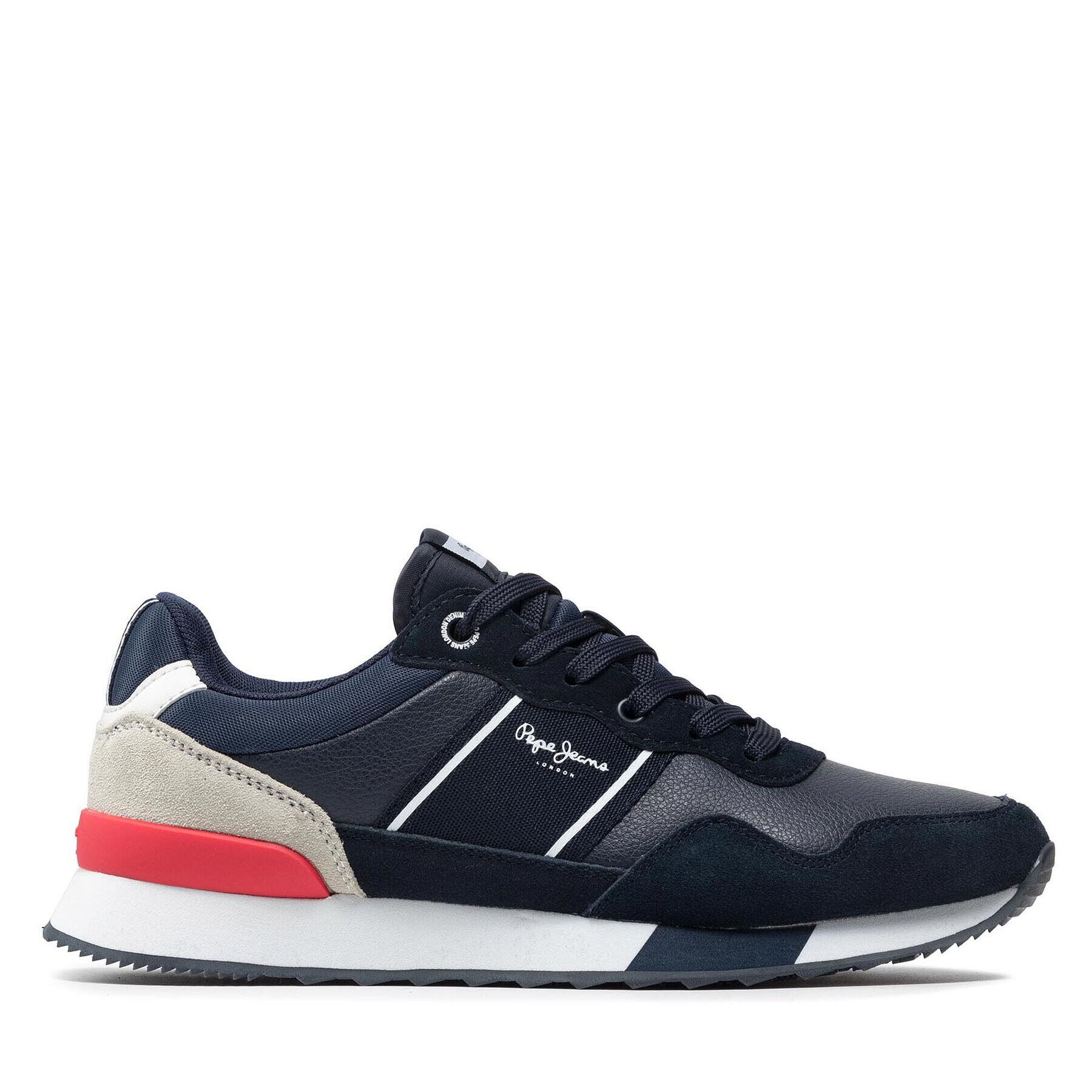 Pepe Jeans Sneakersy Corss 4 Court PMS30757 Tmavomodrá - Pepit.cz