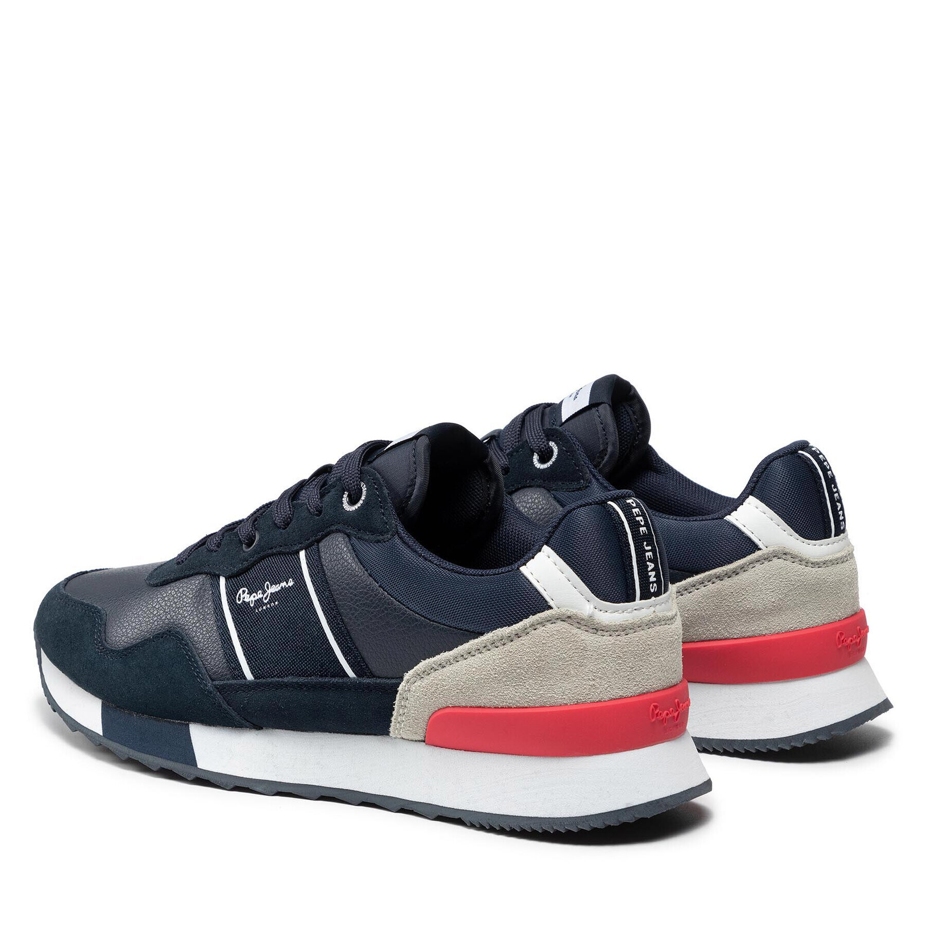 Pepe Jeans Sneakersy Corss 4 Court PMS30757 Tmavomodrá - Pepit.cz