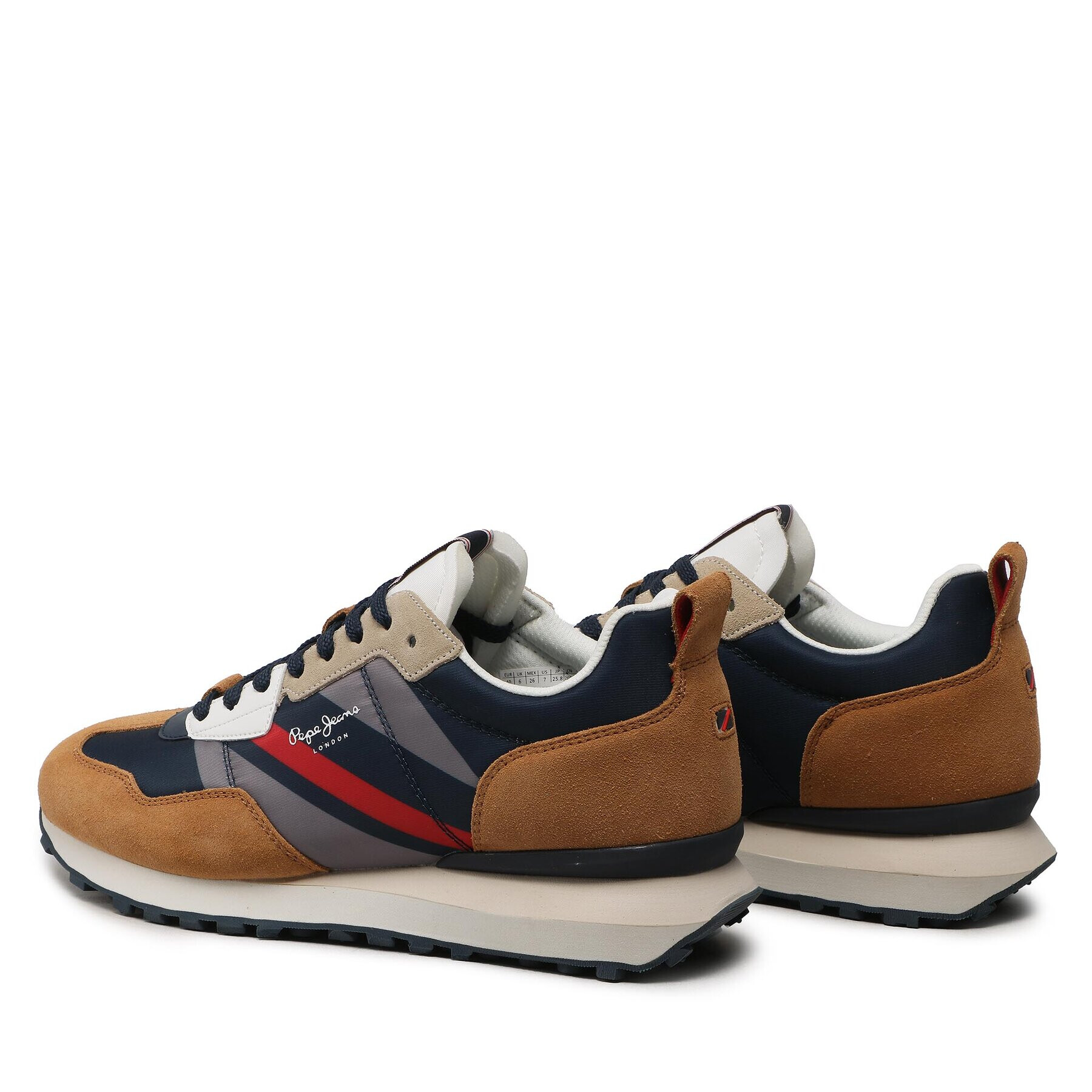 Pepe Jeans Sneakersy Foster Man Print PMS30944 Tmavomodrá - Pepit.cz