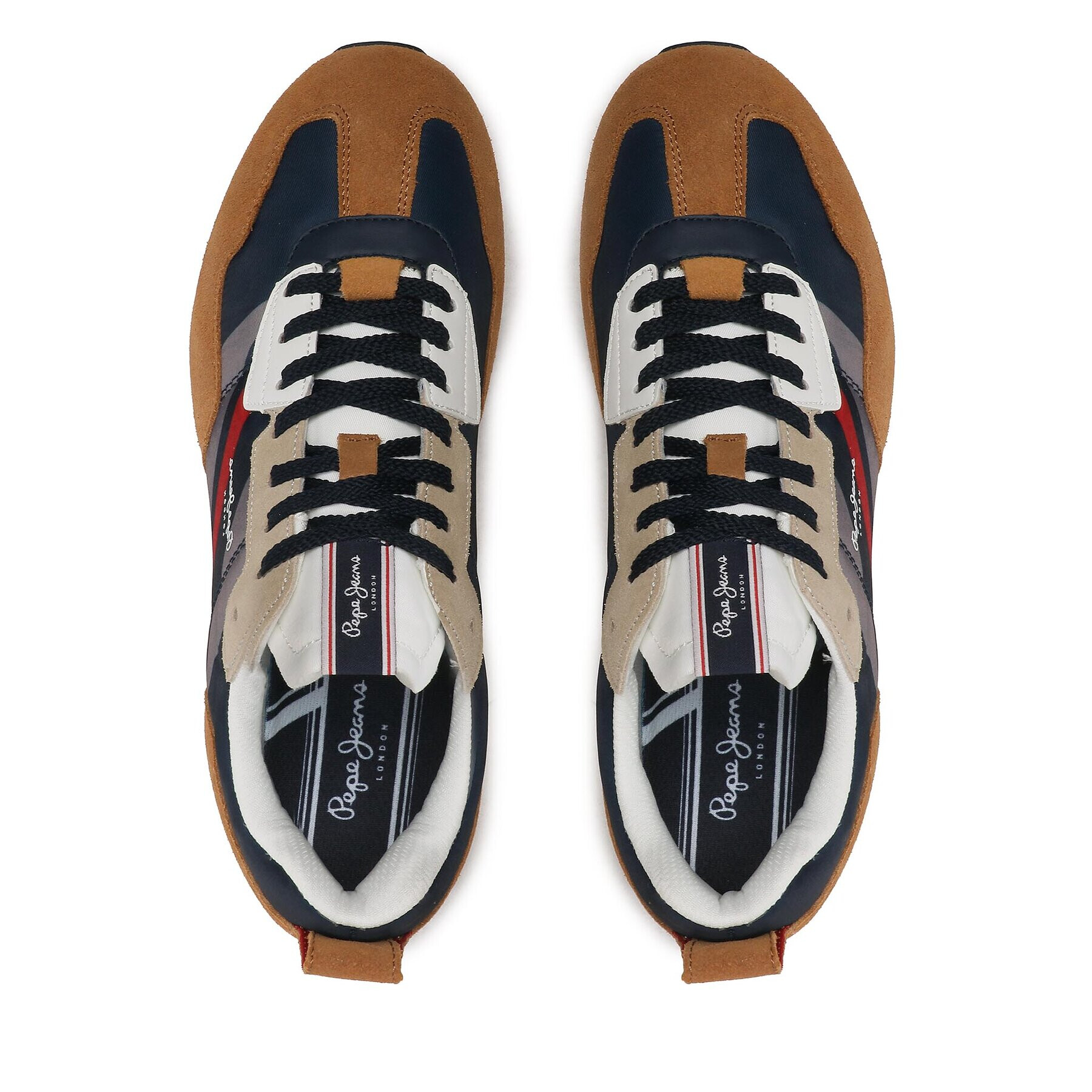 Pepe Jeans Sneakersy Foster Man Print PMS30944 Tmavomodrá - Pepit.cz