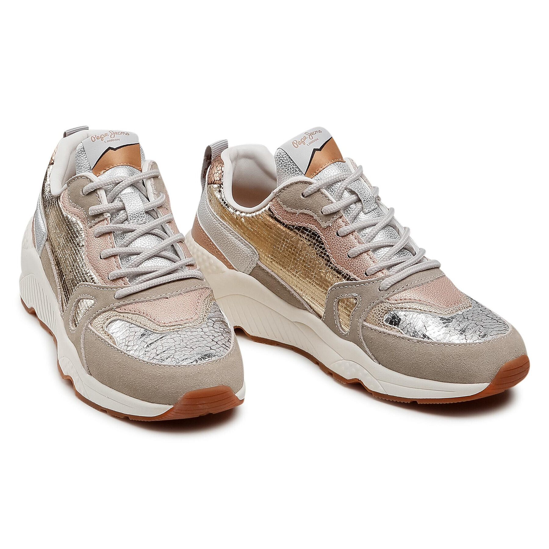 Pepe Jeans Sneakersy Harlow Golden PLS31130 Barevná - Pepit.cz