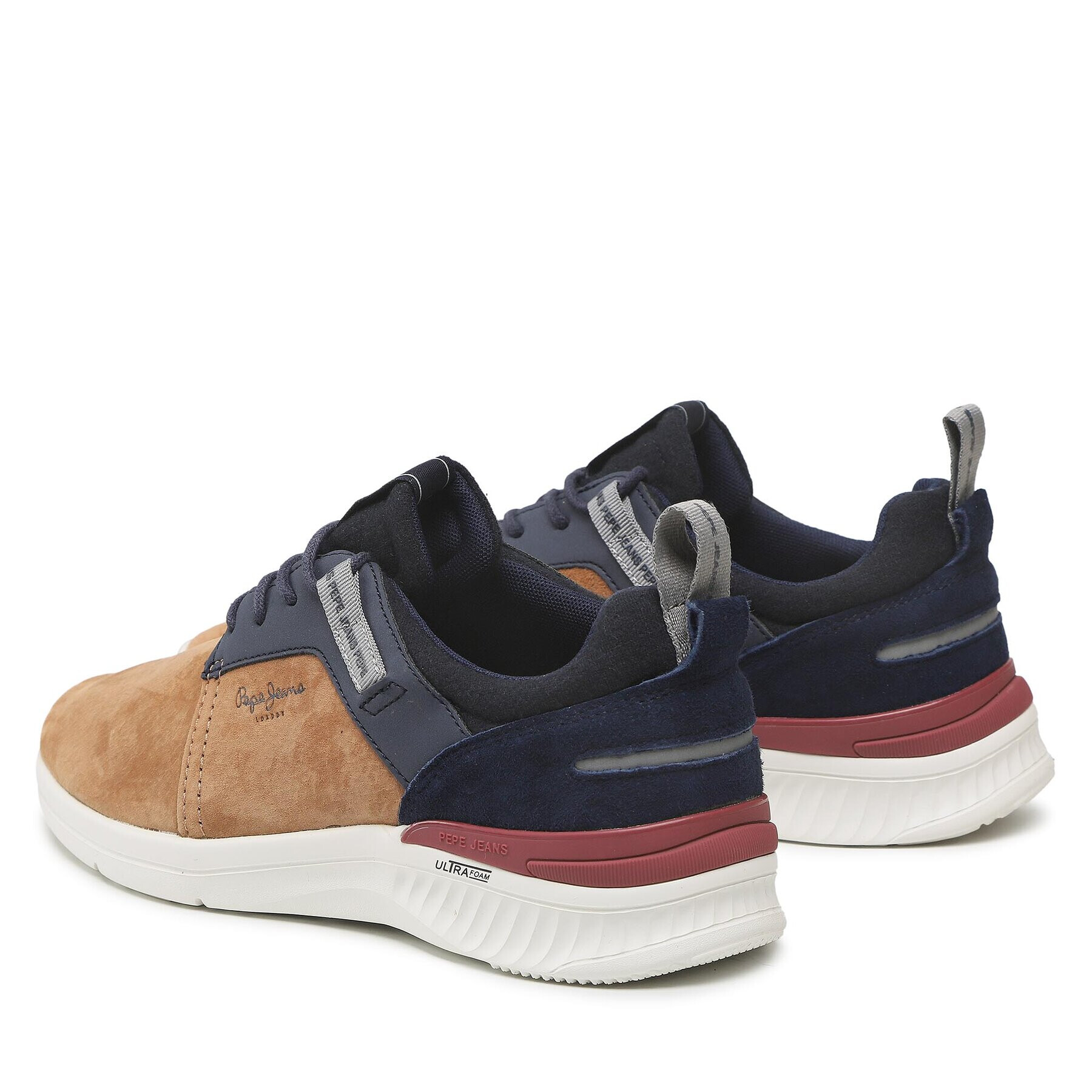 Pepe Jeans Sneakersy Jay Pro Shoe Combi PMS30869 Hnědá - Pepit.cz