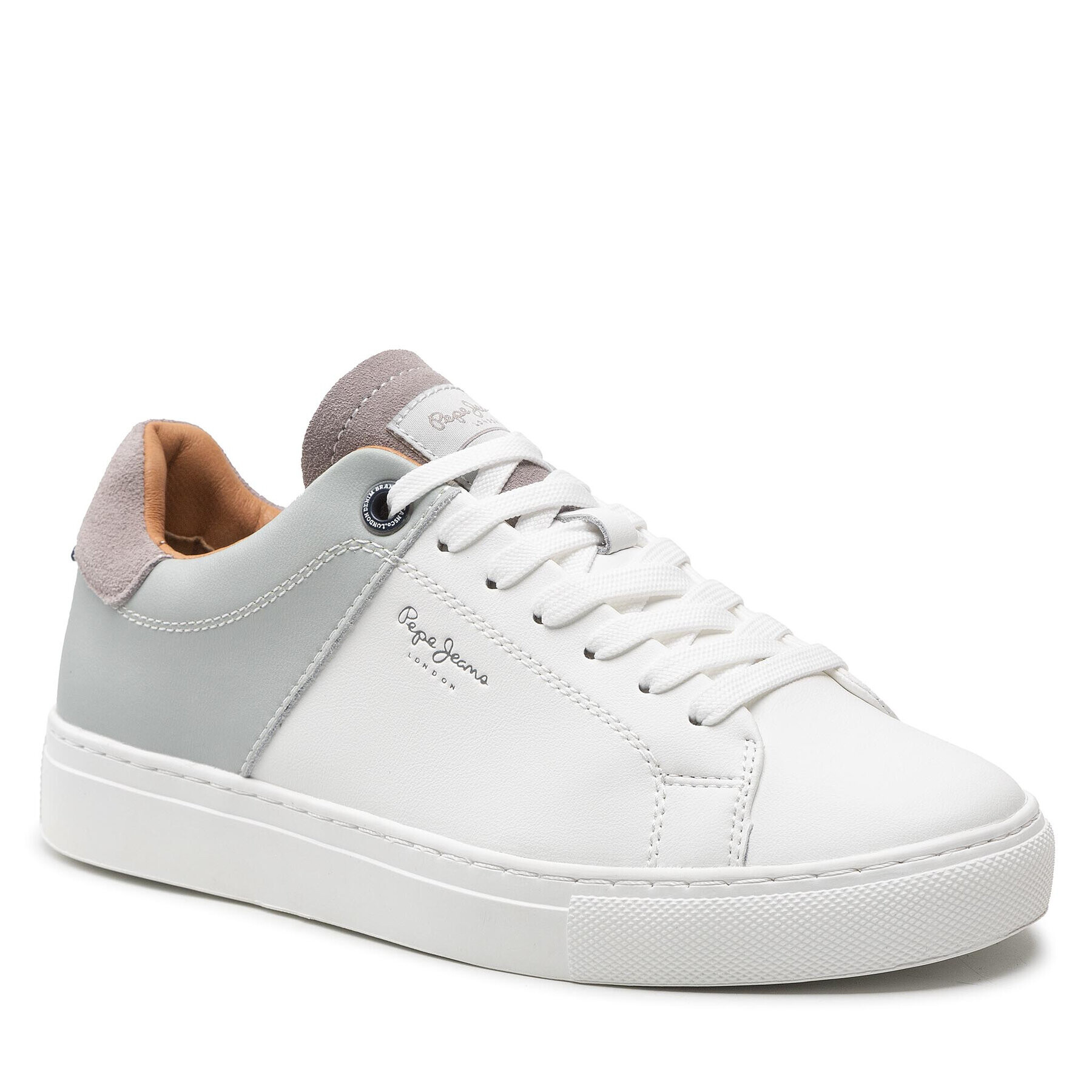 Pepe Jeans Sneakersy Joe Cup Half PMS30841 Bílá - Pepit.cz