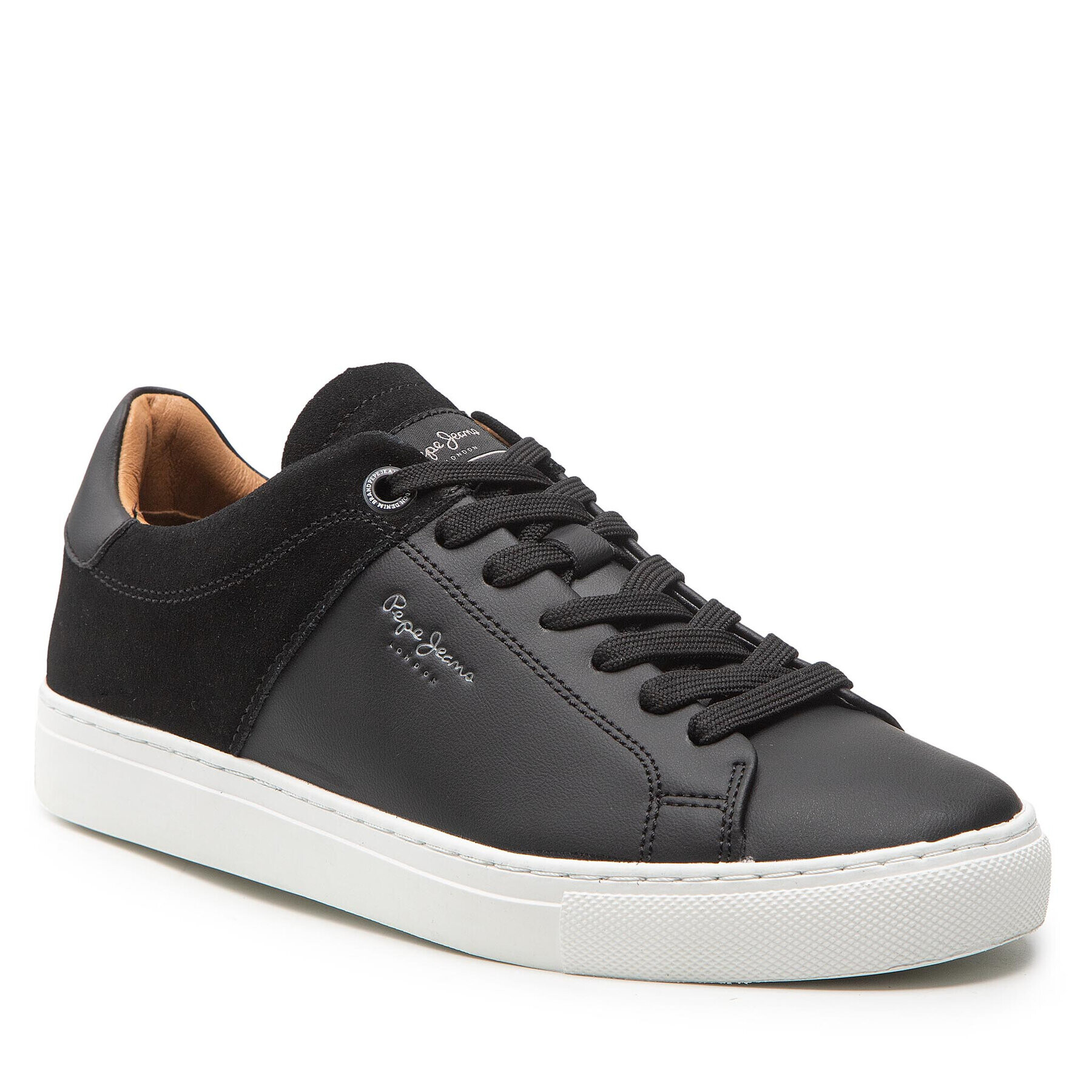 Pepe Jeans Sneakersy Joe Cup Split PMS30846 Černá - Pepit.cz