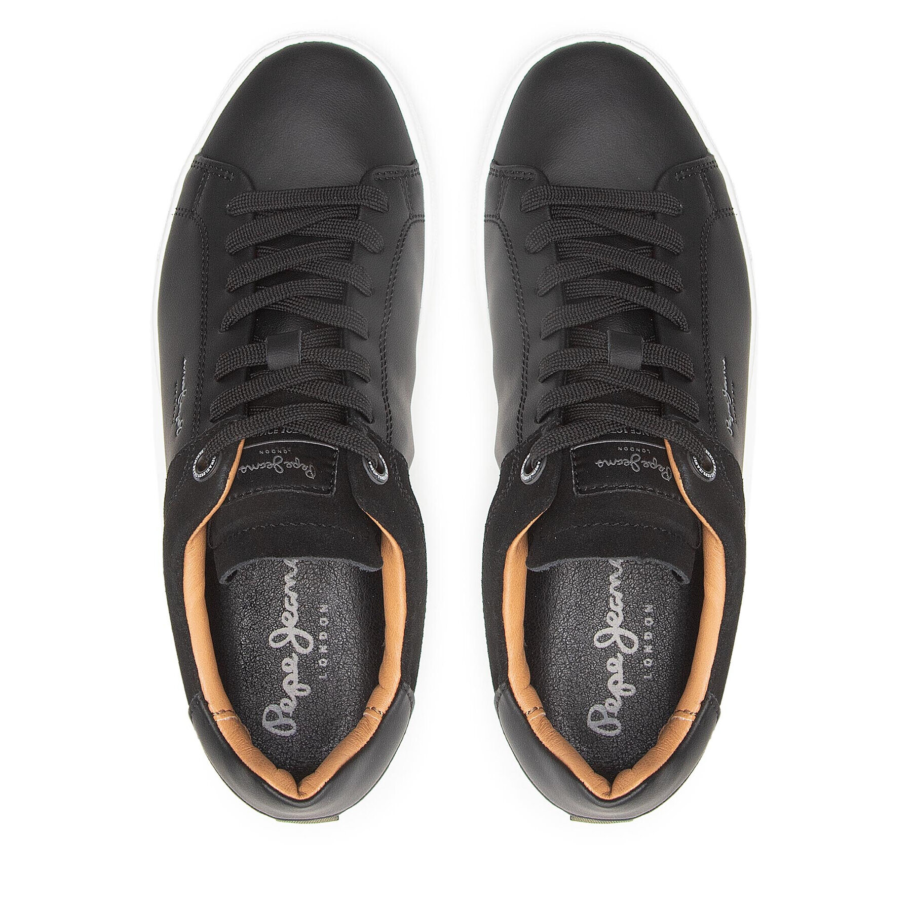 Pepe Jeans Sneakersy Joe Cup Split PMS30846 Černá - Pepit.cz