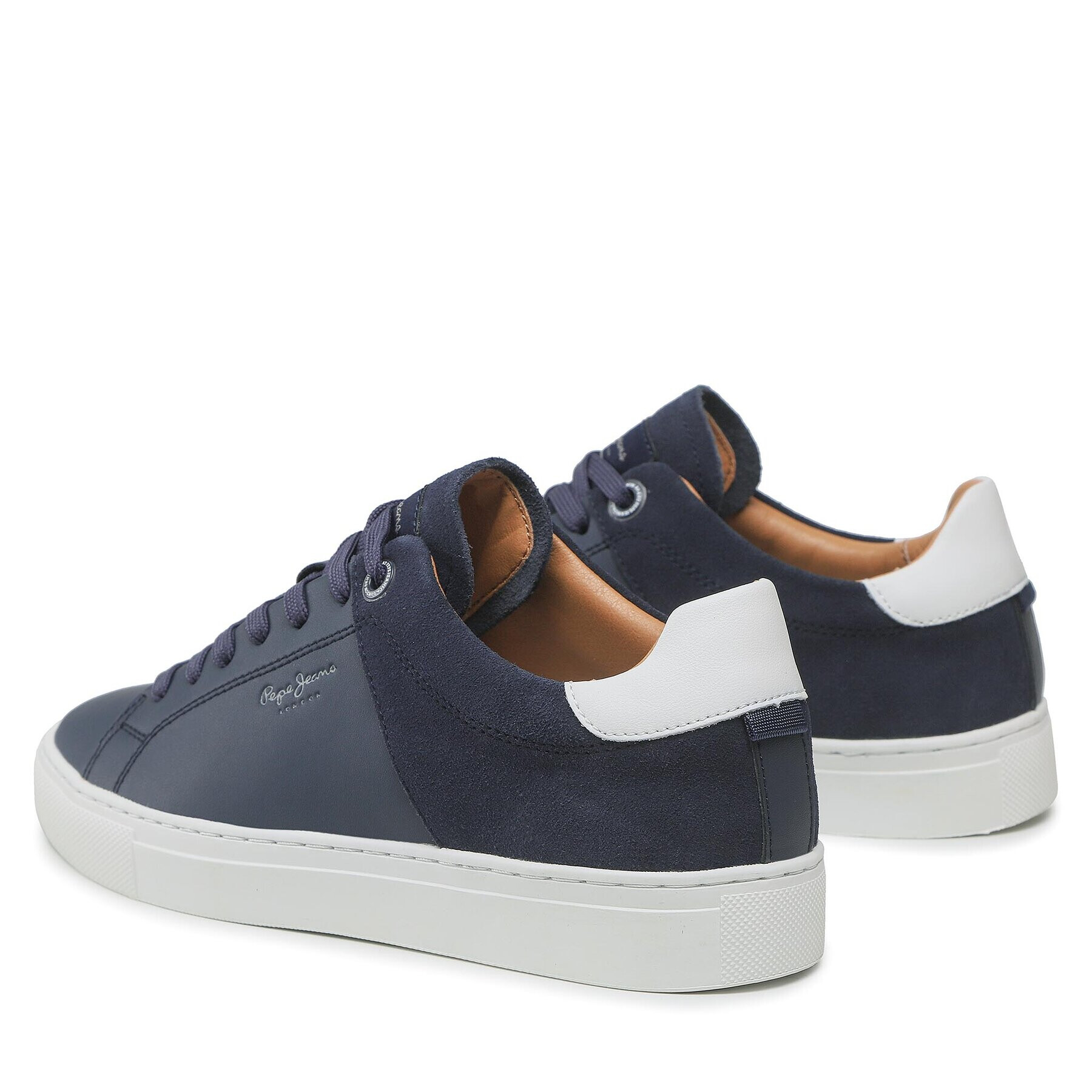 Pepe Jeans Sneakersy Joe Cup Split PMS30846 Tmavomodrá - Pepit.cz